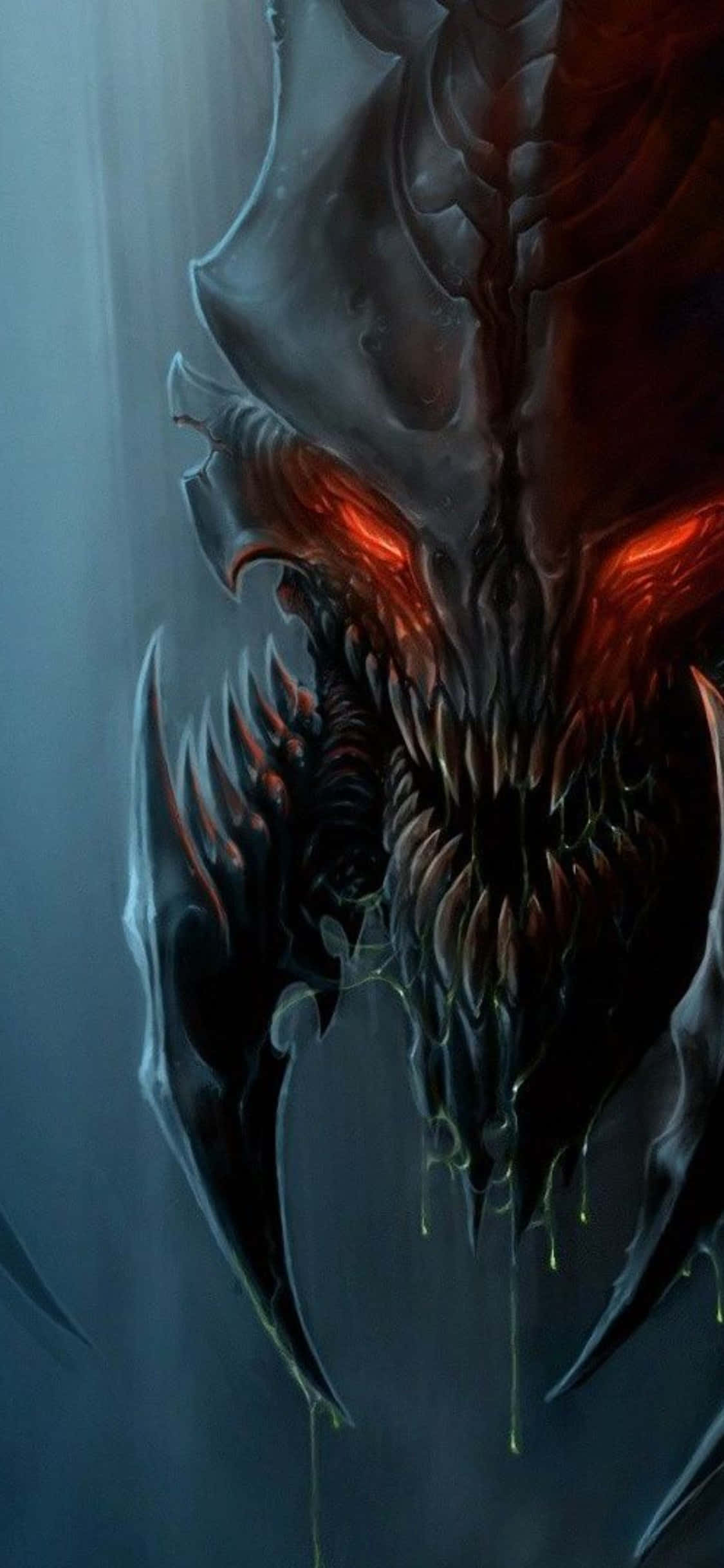 iPhone X StarCraft II 壁紙 赤い目 壁紙