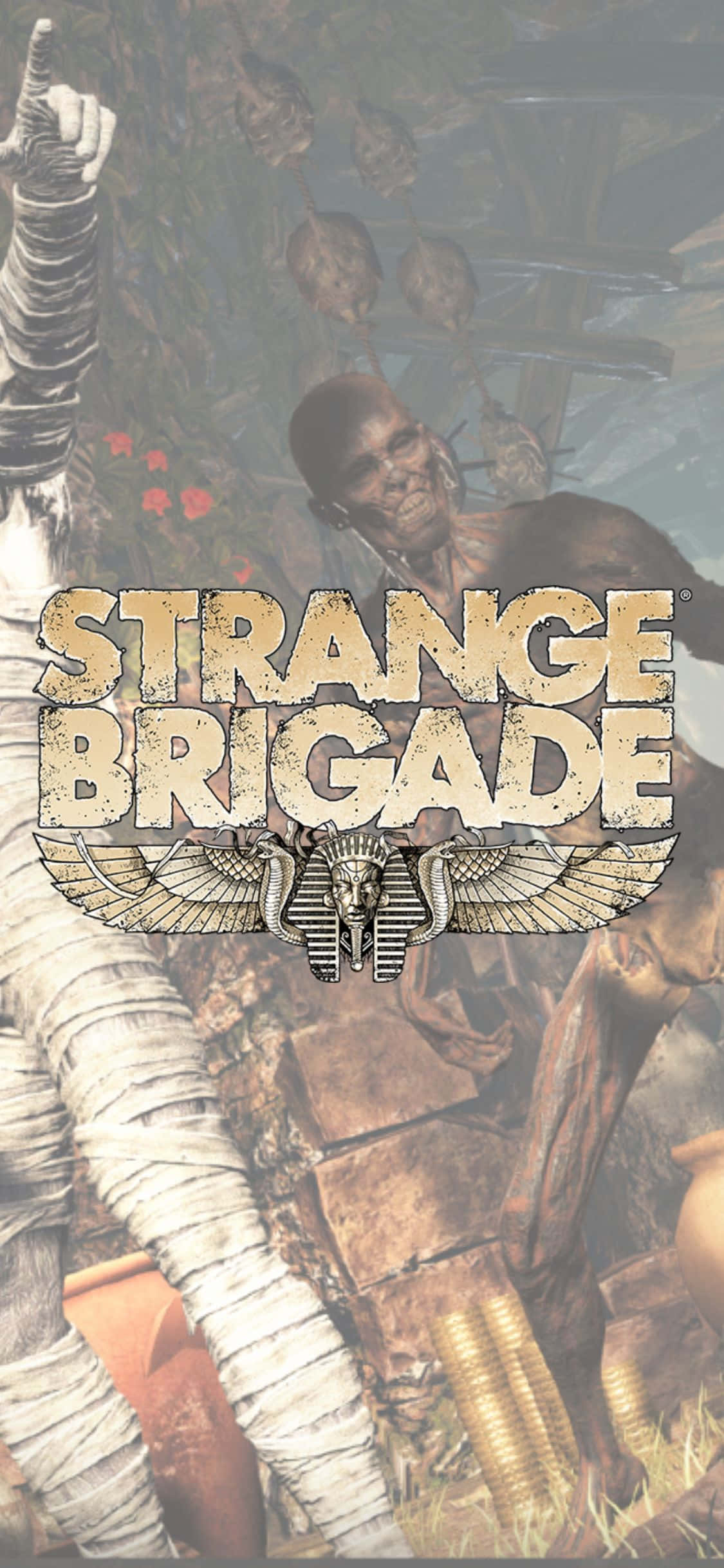 骸骨と包帯ゾンビ iPhone X Strange Brigade 背景 壁紙