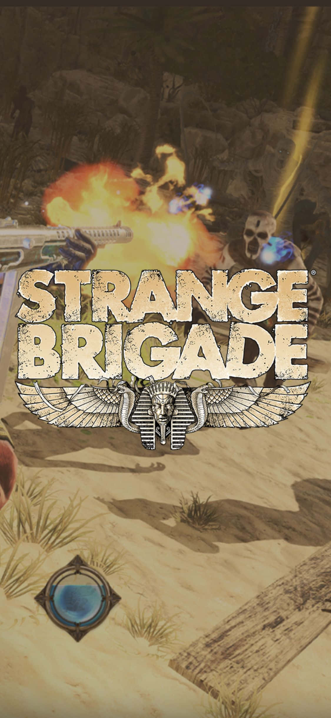 ゾンビを撃つキャラクター iPhone X Strange Brigade 背景画像 壁紙