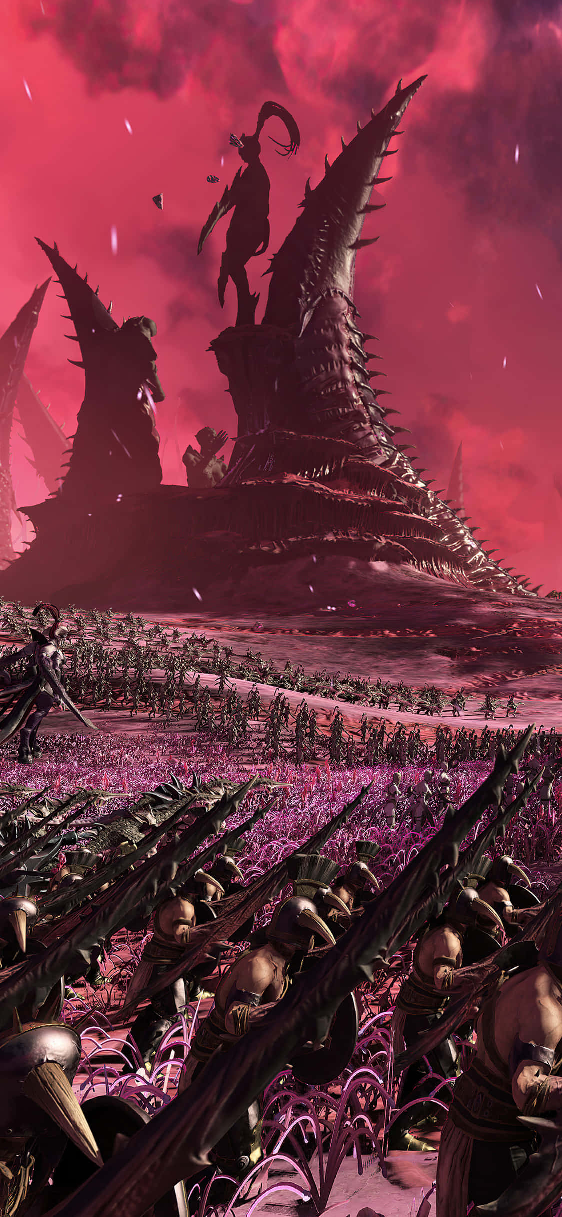 「iPhone X Total War: Warhammerで壮大な戦いに備えよう」 壁紙