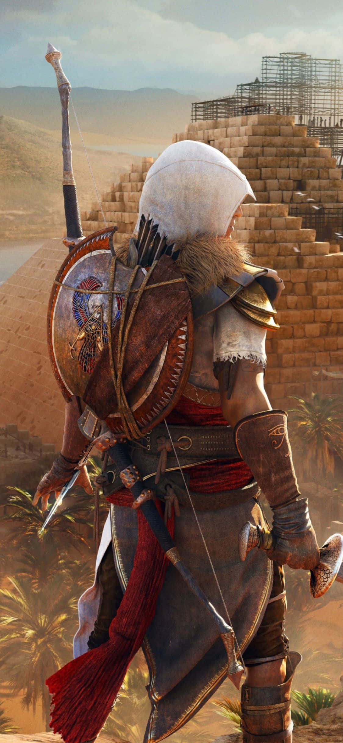 iPhone X Assassin's Creed Originsで運命を解き放て 壁紙