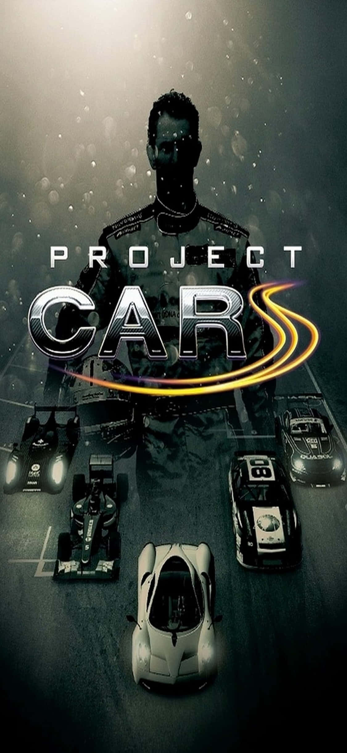 iPhone X Project Cars 背景 ゲームタイトルポスター 各種車 壁紙