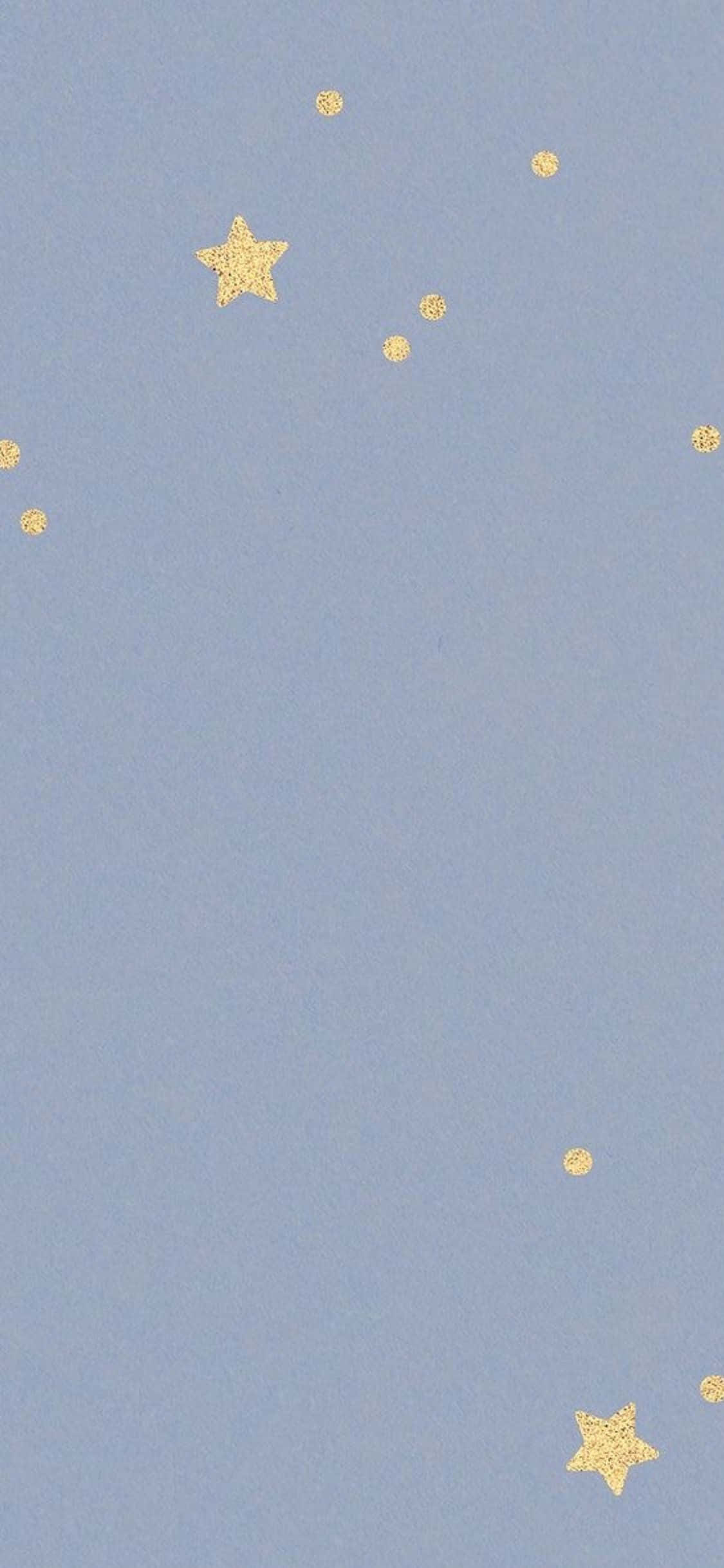 iPhone X ミニマル グレー 星 背景 壁紙