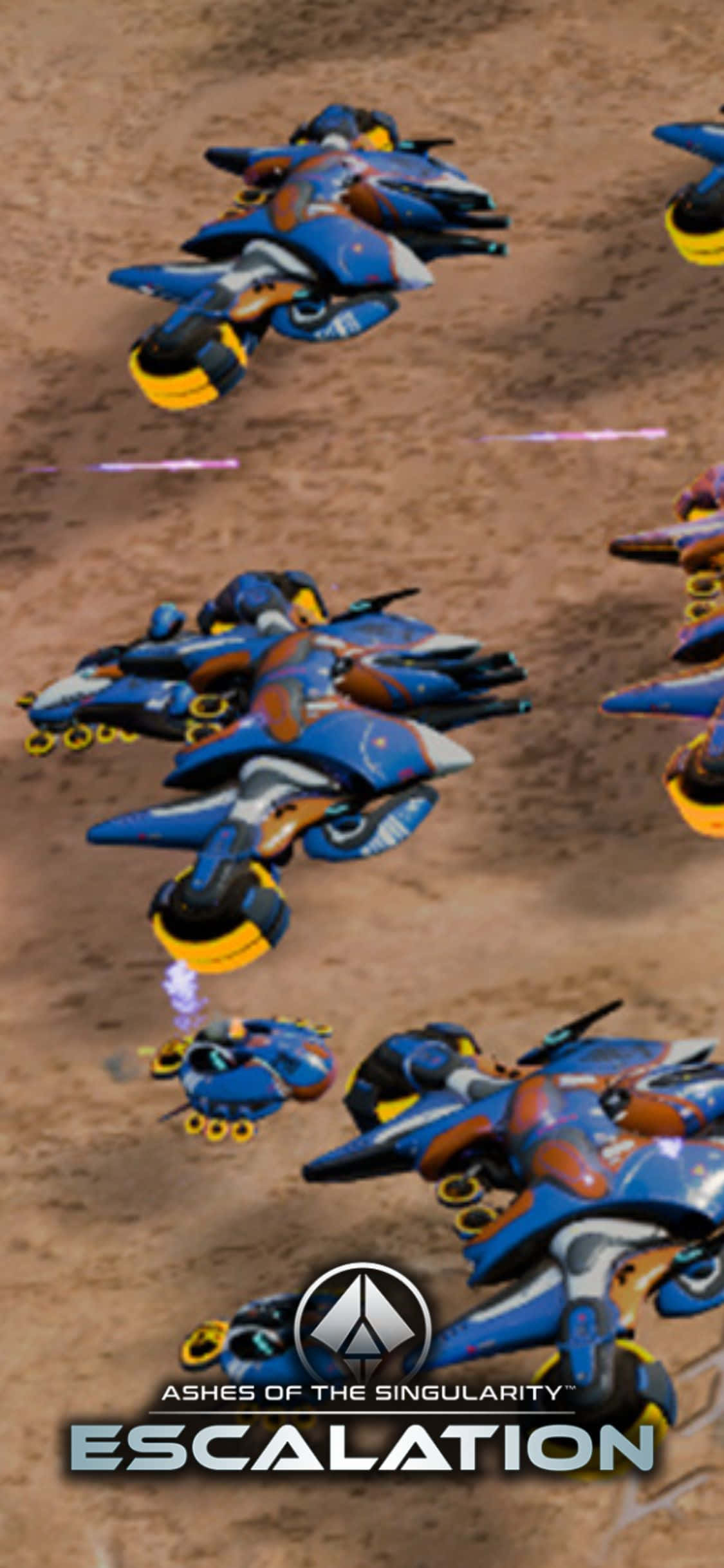 iPhone Xで『Ashes Of The Singularity Escalation』を体験 壁紙