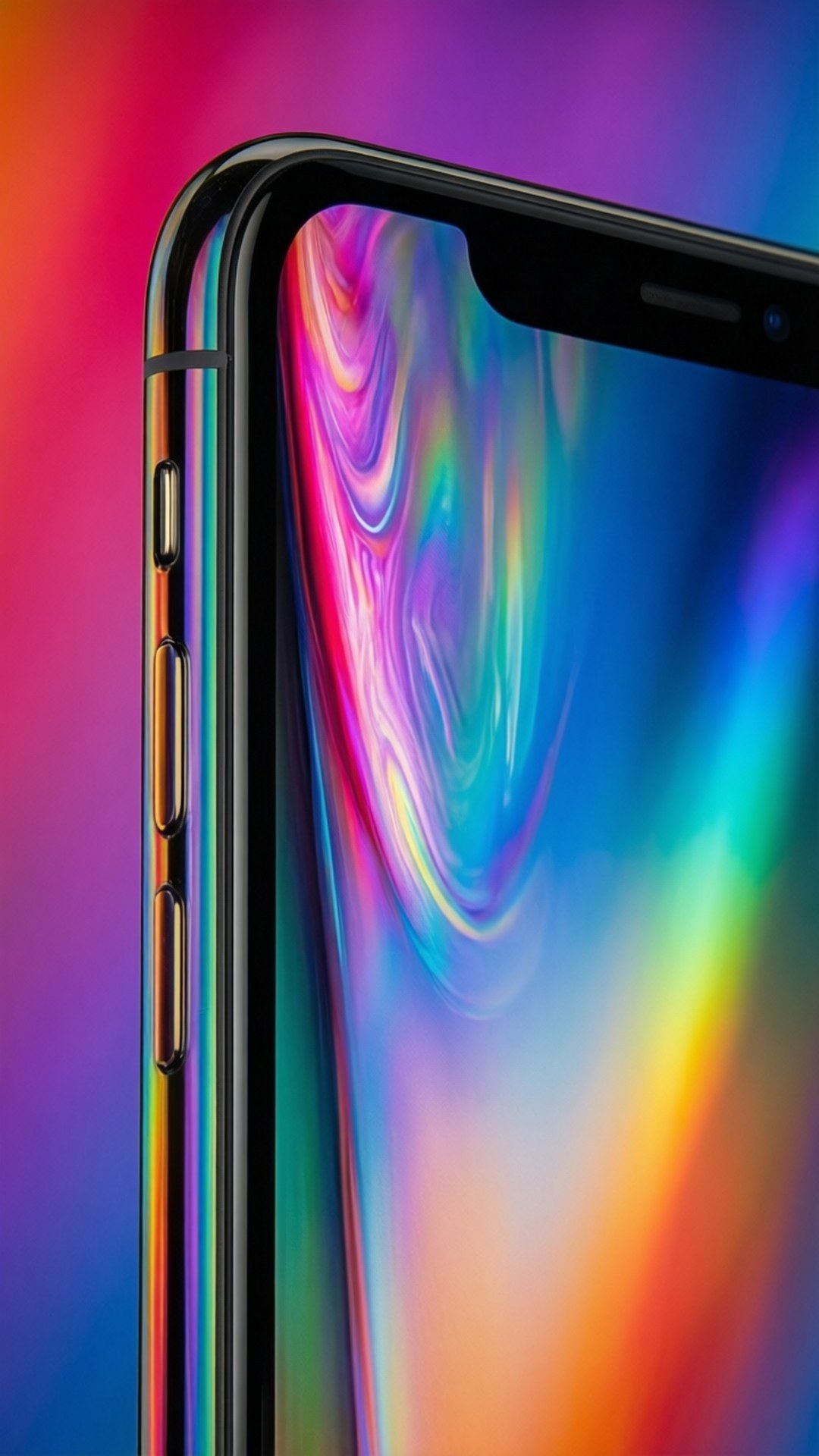 レインボーグロス iPhone XR 壁紙