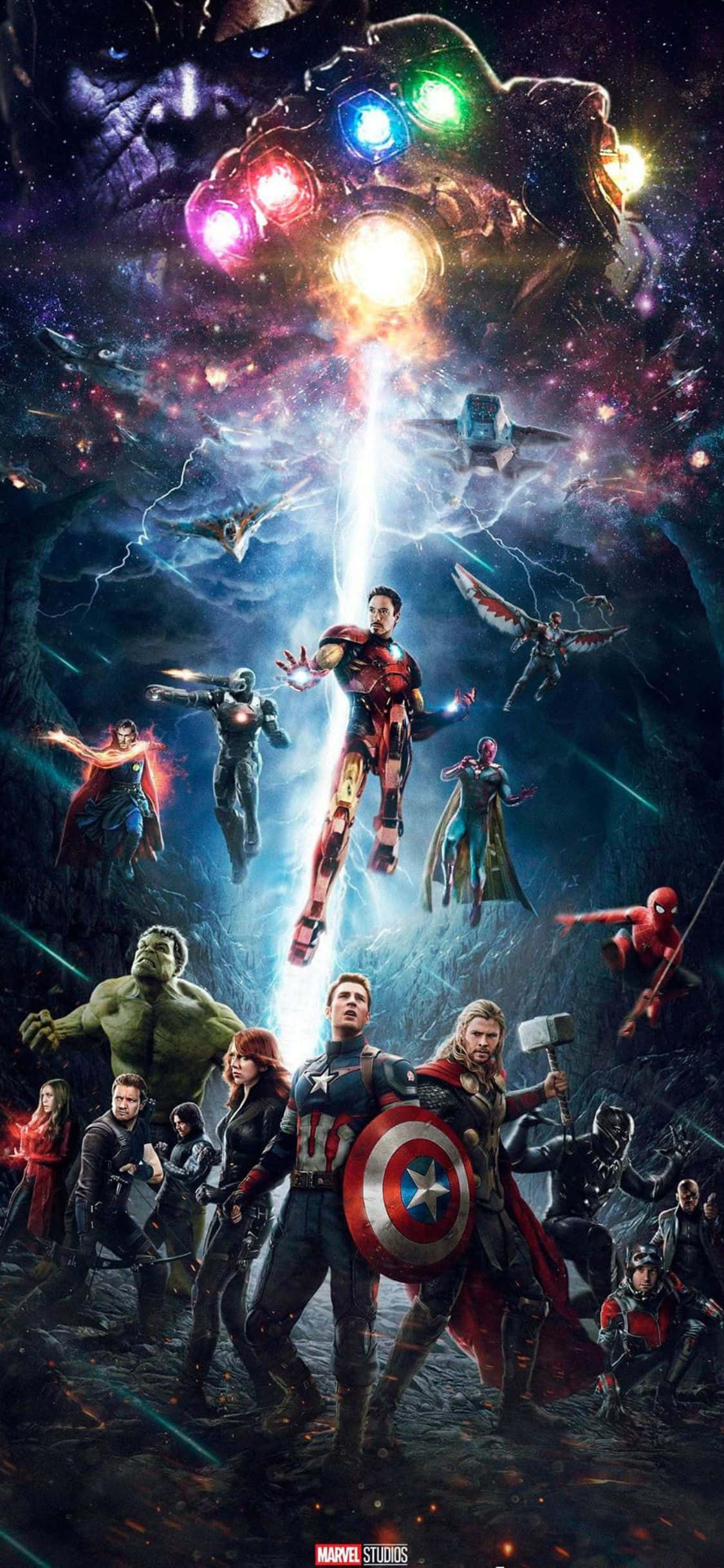 アベンジャーズ クールグラフィック iPhone XS マーベル壁紙 壁紙