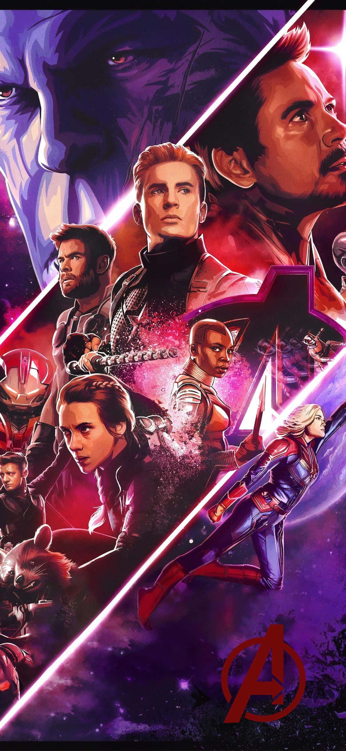iPhone XS アベンジャーズ 壁紙 サノス と エンドゲーム ヒーロー 壁紙