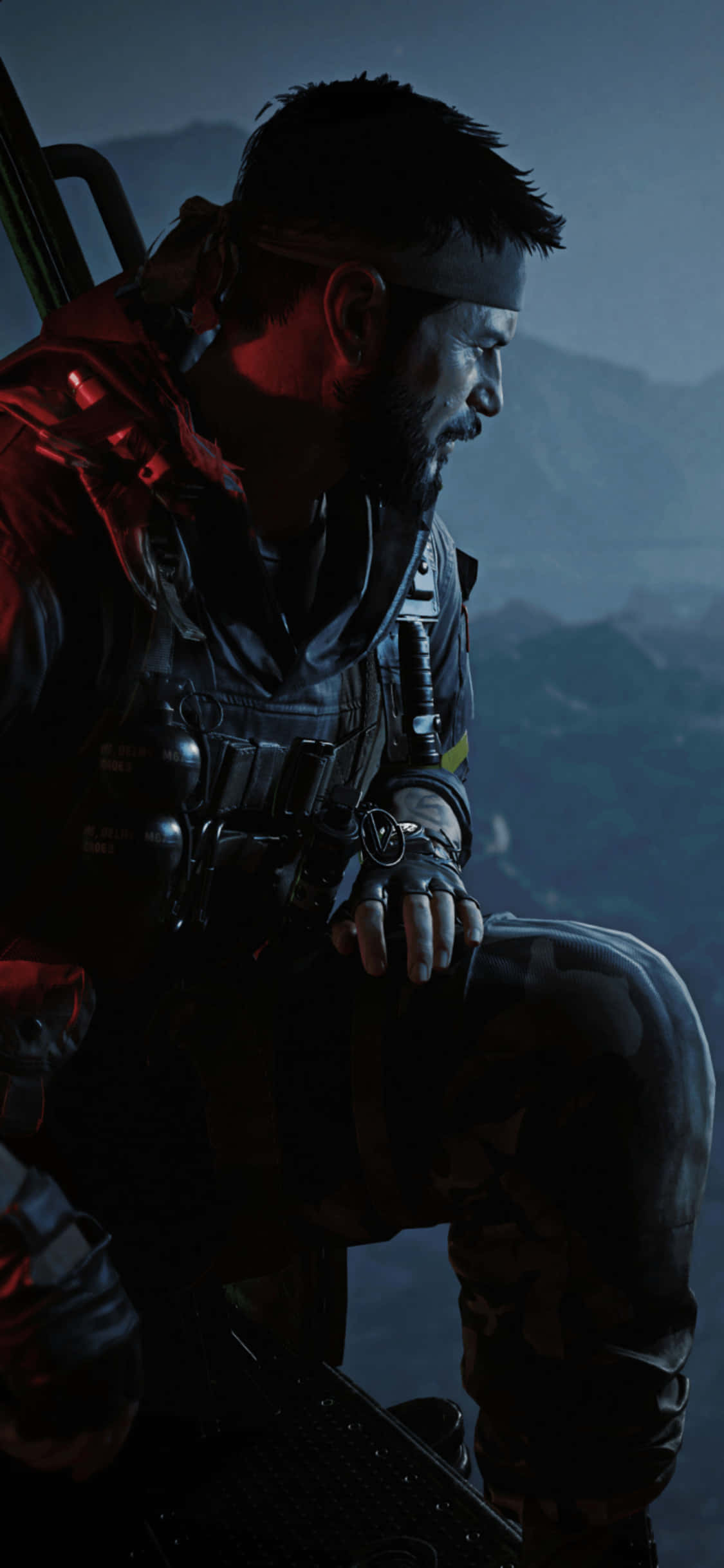 iPhone XS Call of Duty Black Ops Cold War Woods ヘリ背景 壁紙