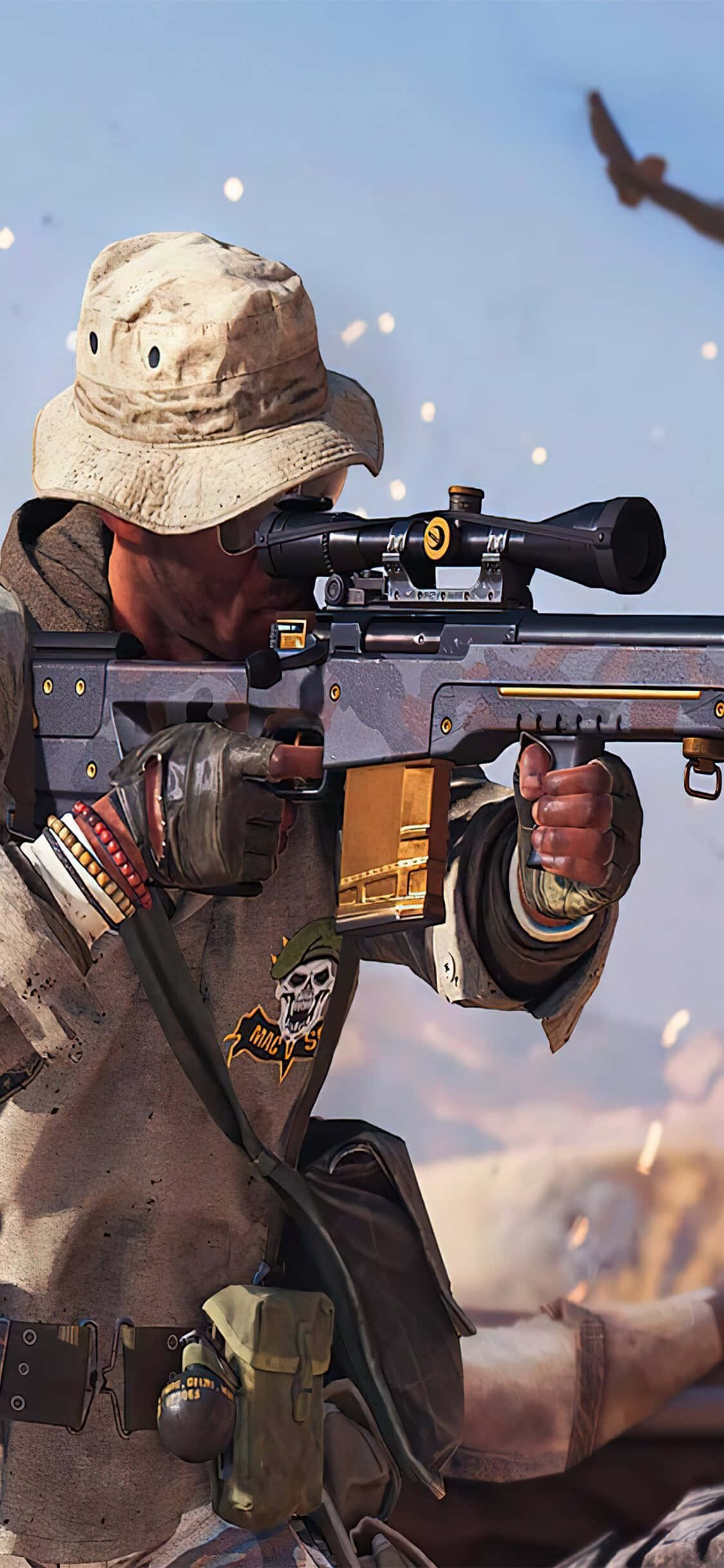 iPhone XS Call of Duty Black Ops Cold War スナイパー壁紙 壁紙