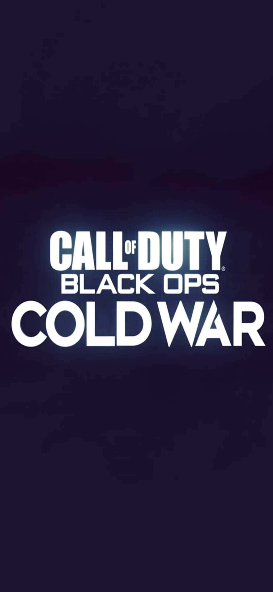 iPhone XS Call of Duty Black Ops Cold War ロゴベクター背景 壁紙