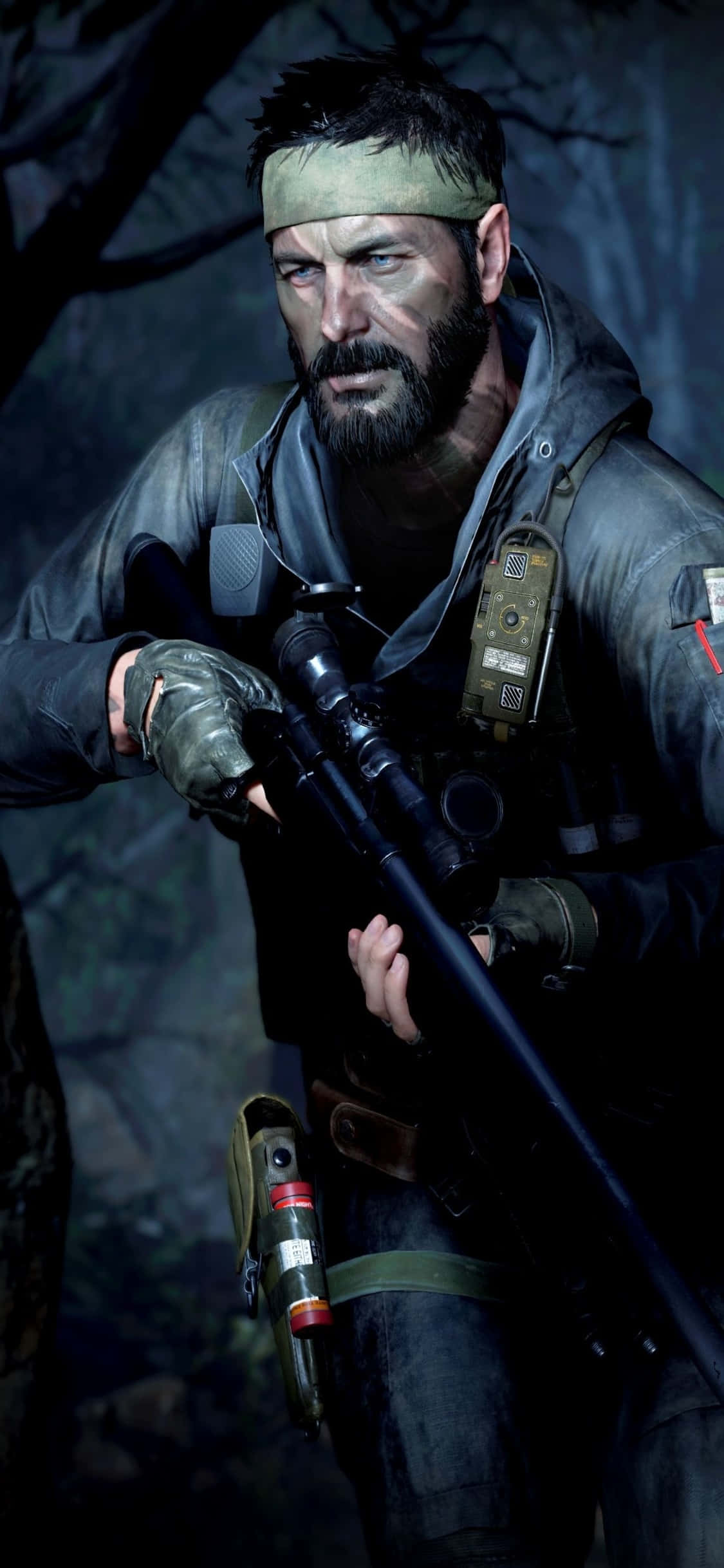iPhone Xs Call of Duty Black Ops Cold War ウッズスキン背景 壁紙