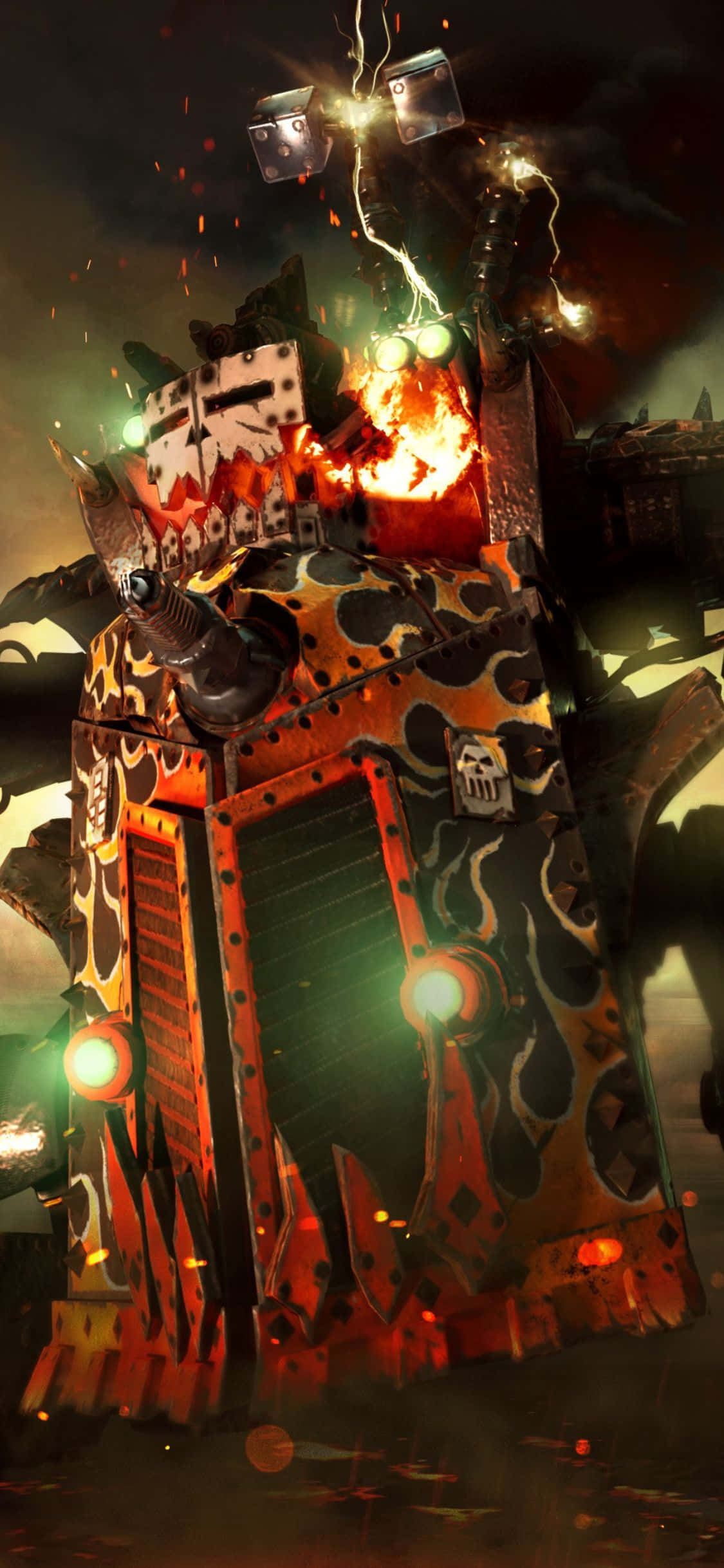 iPhone Xs Dawn Of War IIIで壮大な戦いに備えよう 壁紙