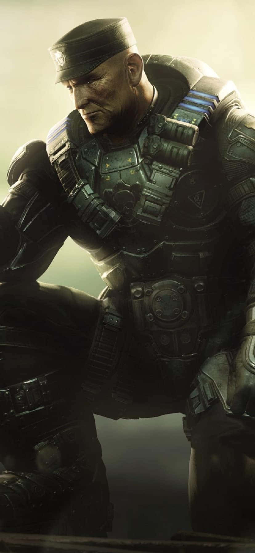 ビクター・ホフマン大佐 iPhone XS Gears Of War 5 背景 壁紙