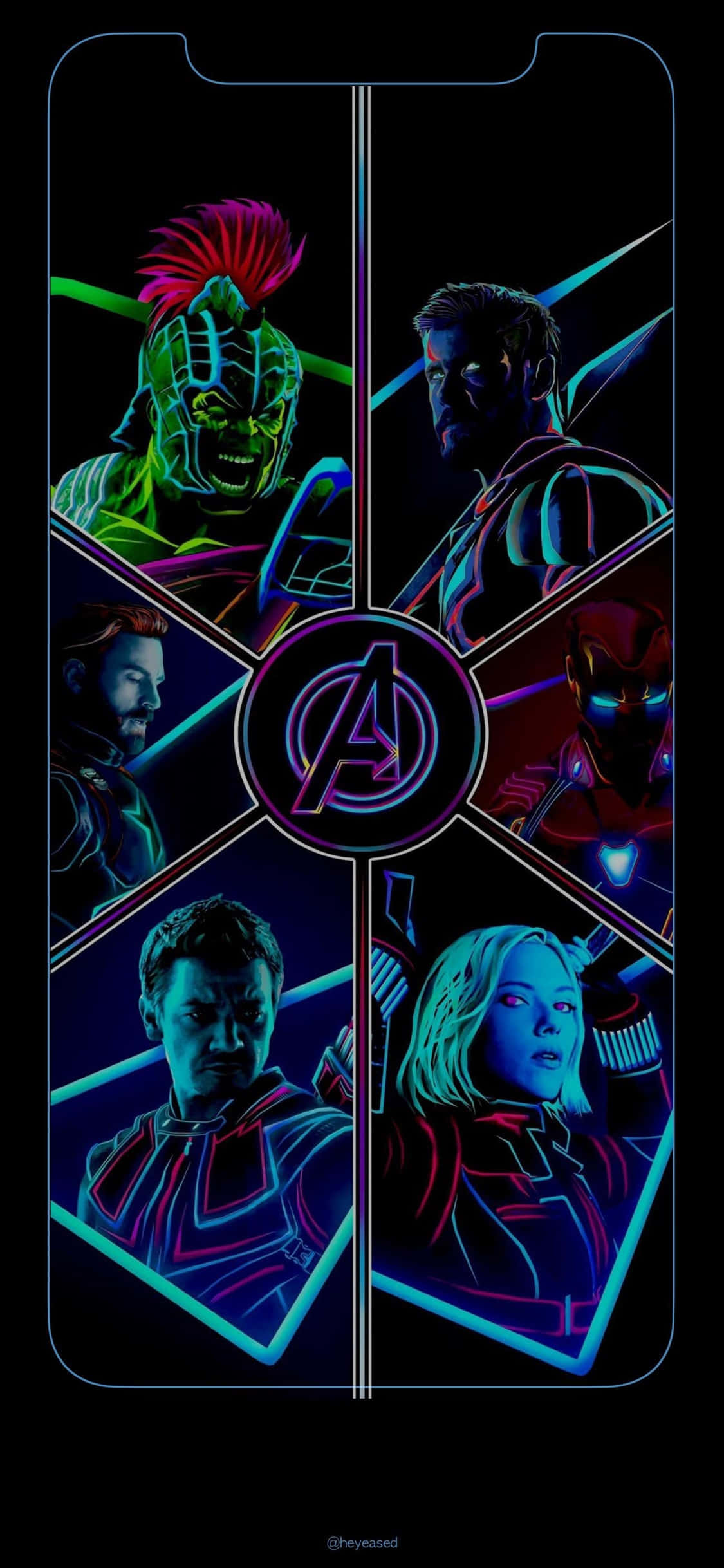 iPhone Xs で究極のアベンジャーズアドベンチャーを体験 壁紙