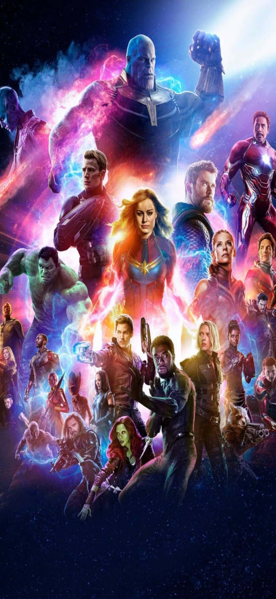 「究極のアベンジャーズフォン - iPhone XS マーベル・アベンジャーズ」 壁紙
