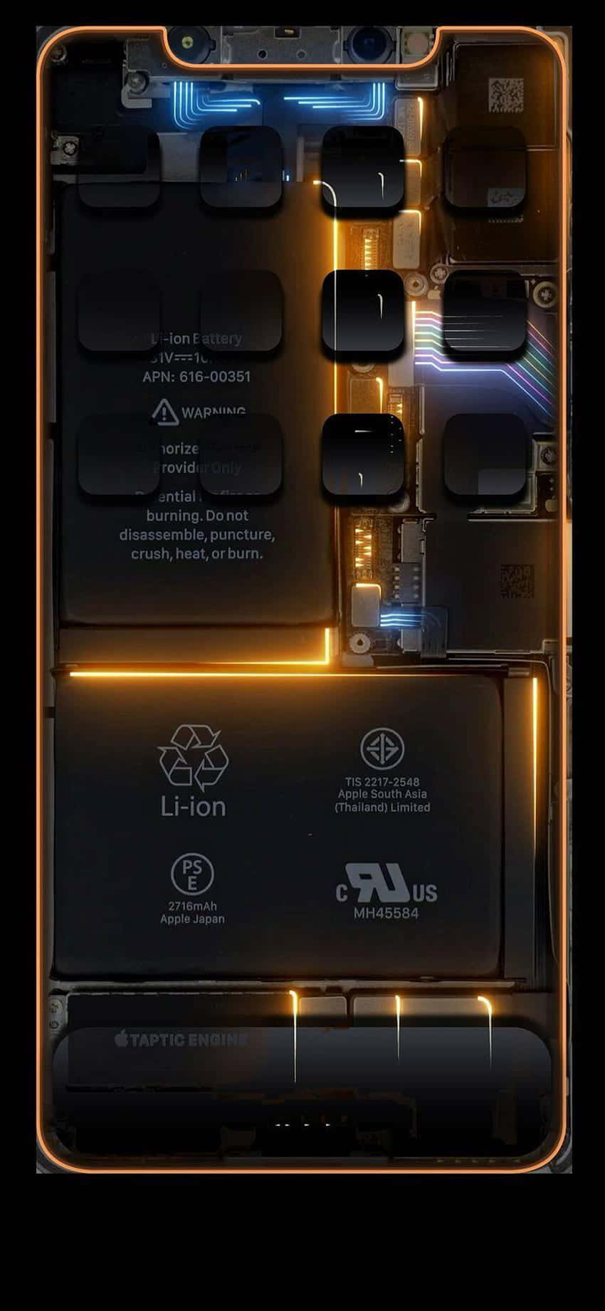 iPhone Xs Max Apple背景 外部部品 壁紙