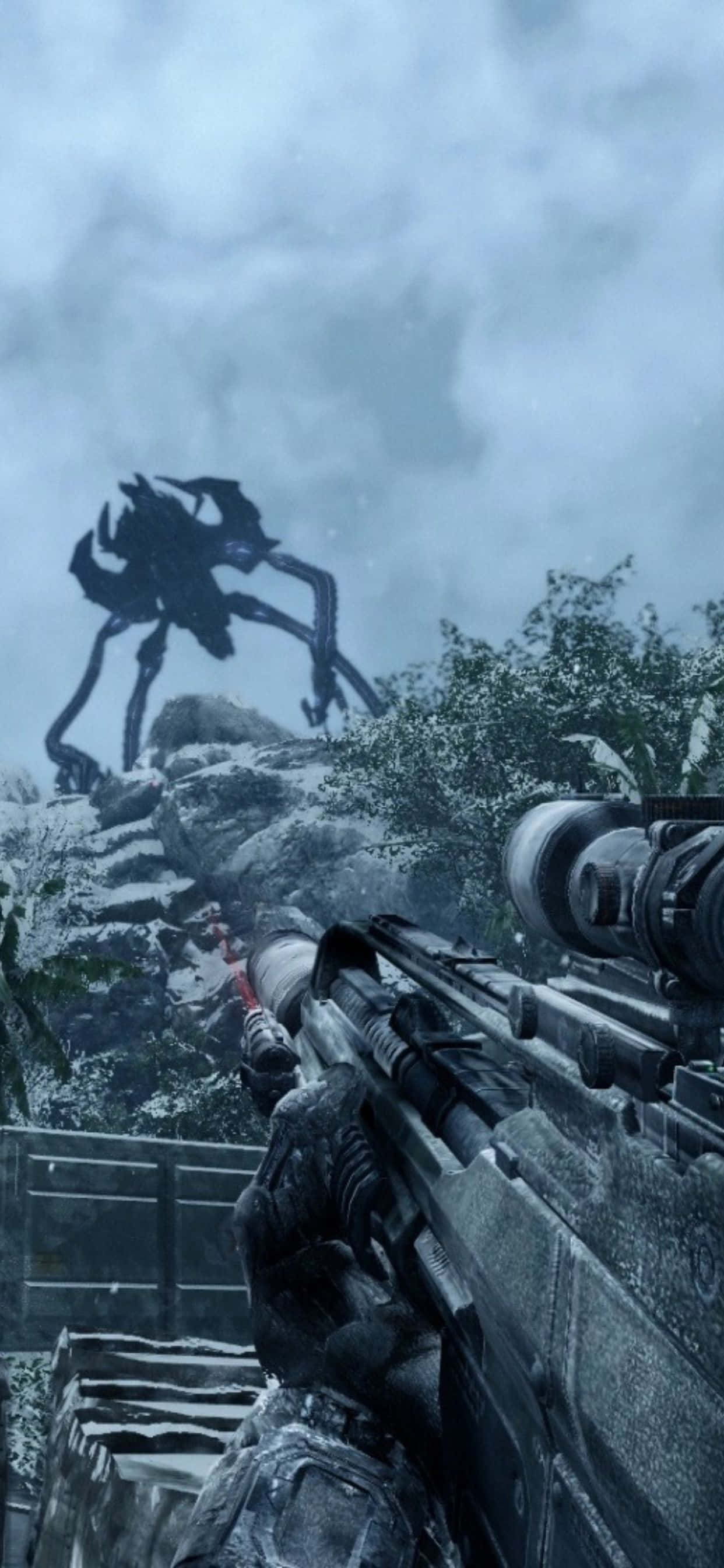 「iPhone XS Max Crysis Warheadで、伝説の力とビジュアルで戦場を制せ。」 壁紙
