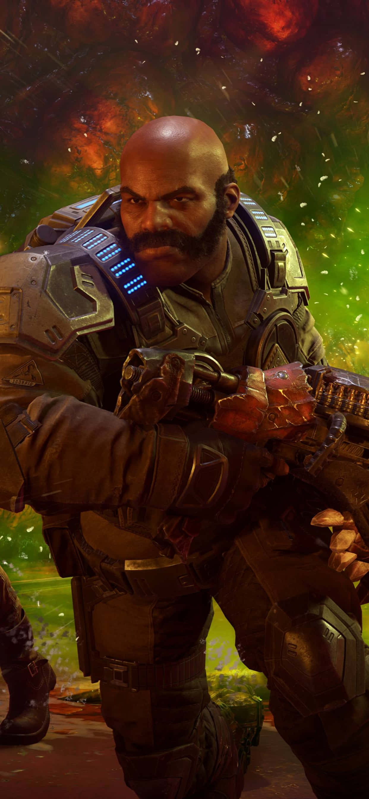 iPhone XS Max Gears of War 5 ジェレマイア・キーガン 壁紙