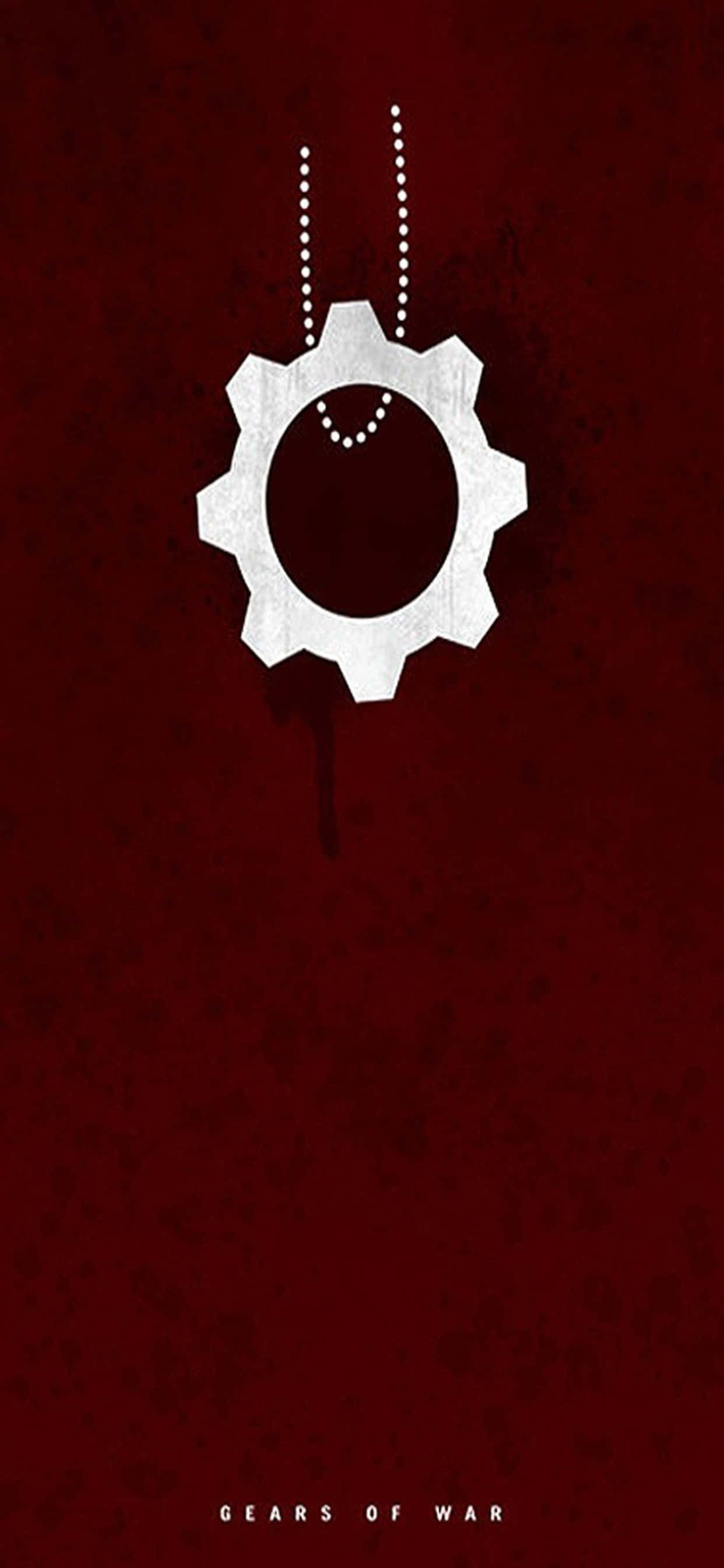 iPhone XS Max Gears Of War 5 ネックレスロゴ背景 壁紙