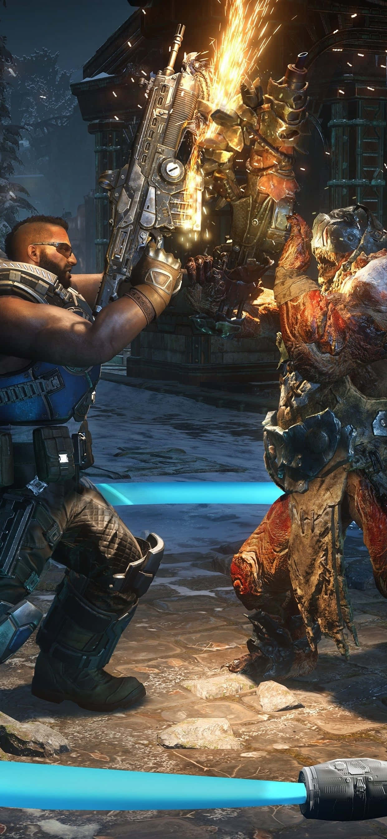 iPhone XS Max Gears Of War 5 マックスレベル背景 壁紙