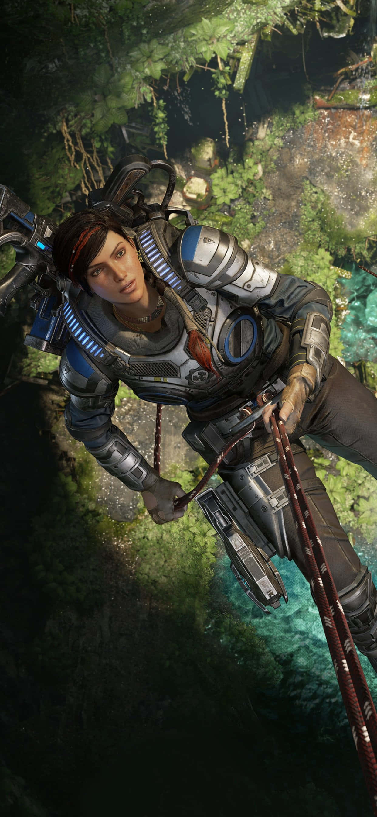 iPhone XS Max Gears Of War 5 カイト・クライミング背景 壁紙