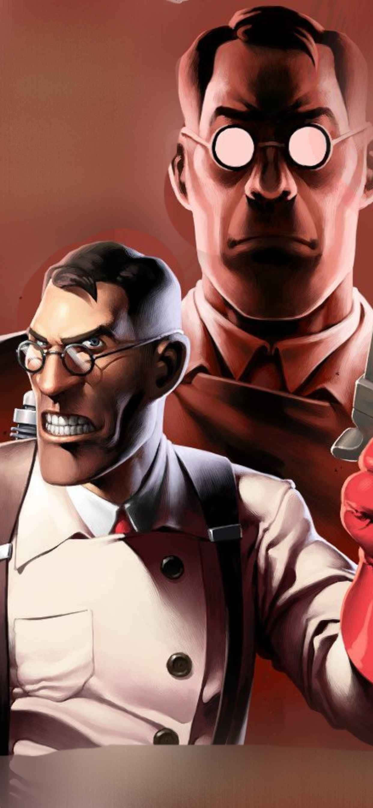 メディックキャラクター iPhone XS Max Team Fortress 2 背景 壁紙