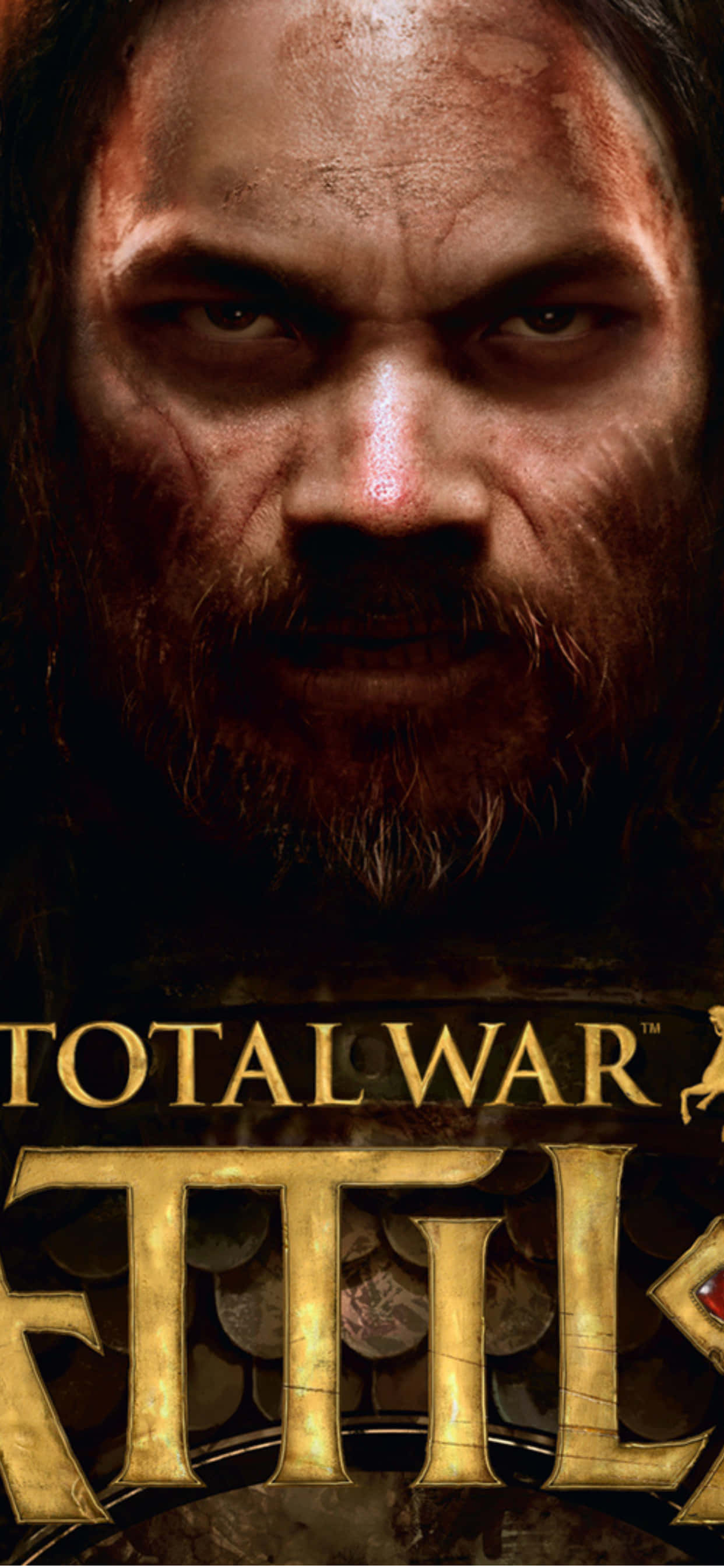 iPhone XS Max Total War Attila クローズアップ背景 壁紙