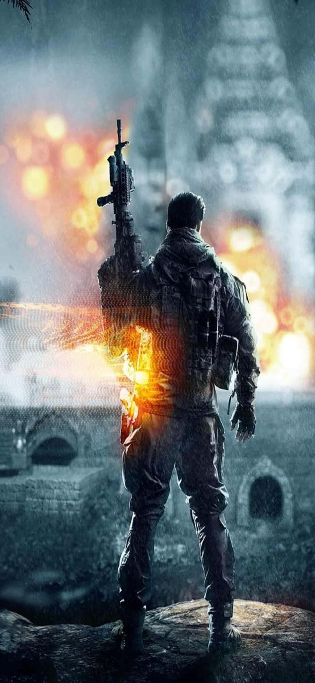 iPhone Xs MaxのBattlefield 4で興奮に満ちた戦場 壁紙