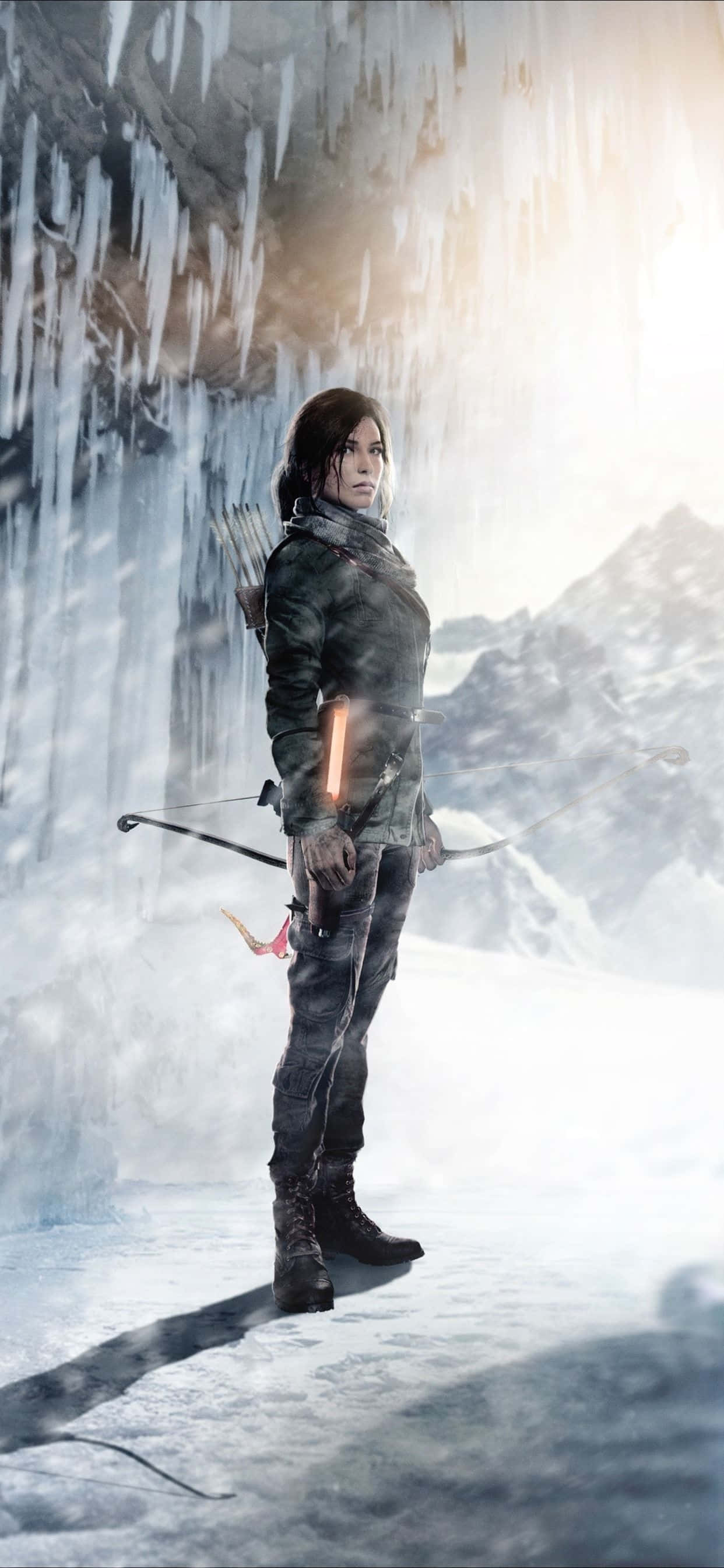 「iPhone Xs Maxで『Rise of the Tomb Raider』の秘密と冒険を解き明かせ」 壁紙