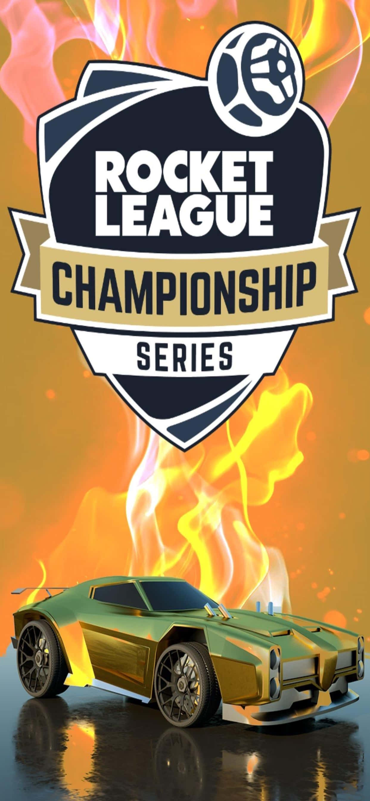 「iPhone Xs MaxでRocket Leagueをプレイするゲーマー」 壁紙