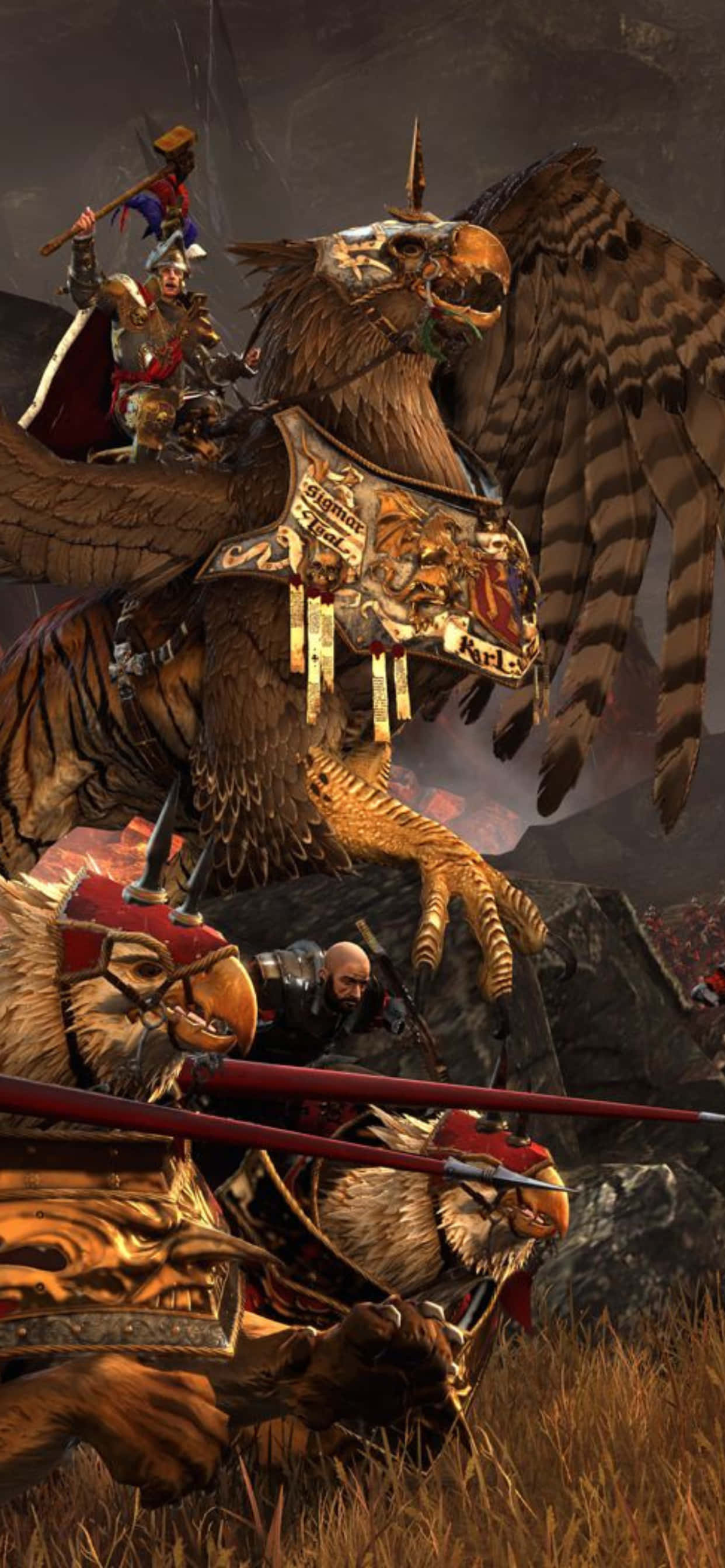 Total War Attilaで古代帝国の世界を探検しよう（iPhone Xs Max対応） 壁紙