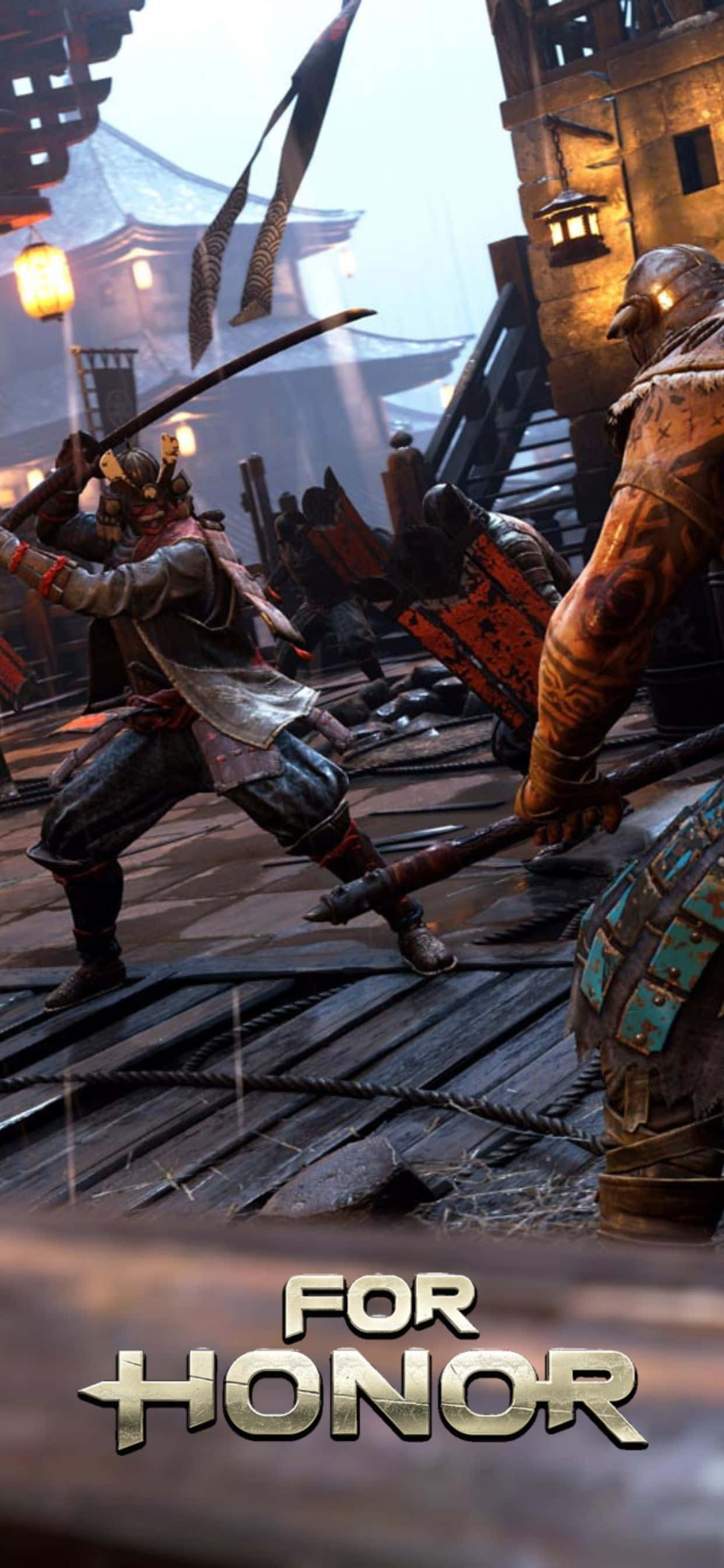 iPhone Xs Maxで没入感あふれるアクションゲーム『For Honor』をプレイ 壁紙