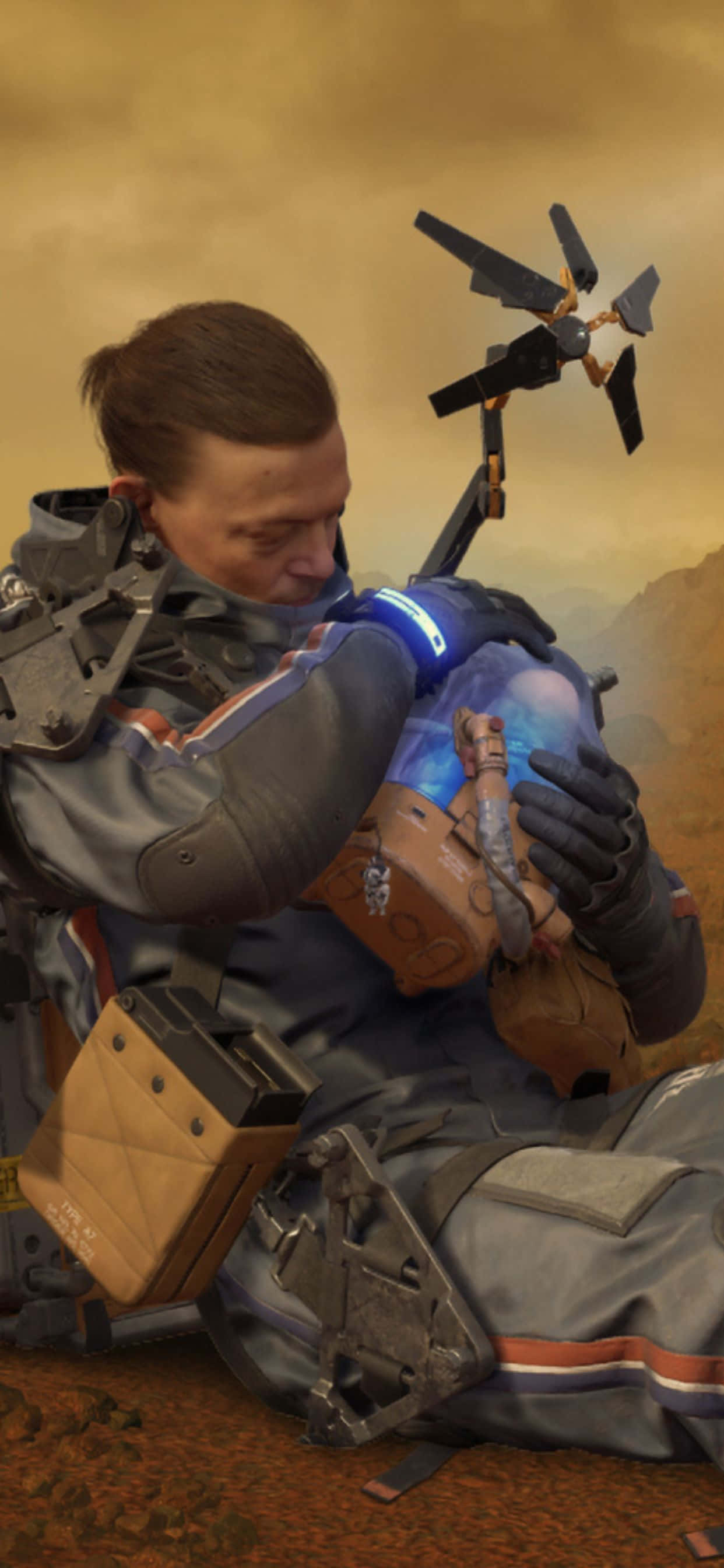 iPhone Xs MaxとDeath Strandingで終末後の世界を探検 壁紙