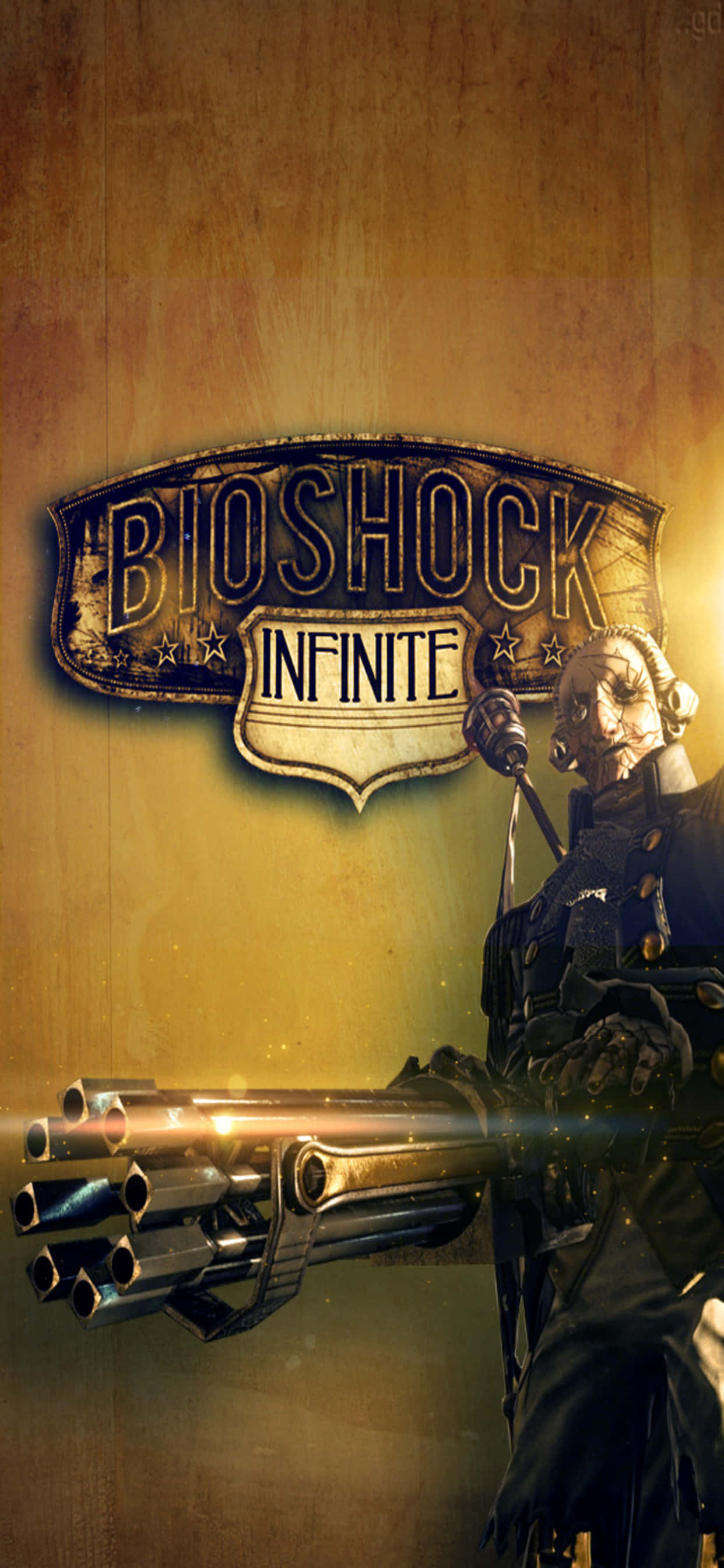 iPhone XS Maxに表示された見事なBioshock Infinite画像 壁紙