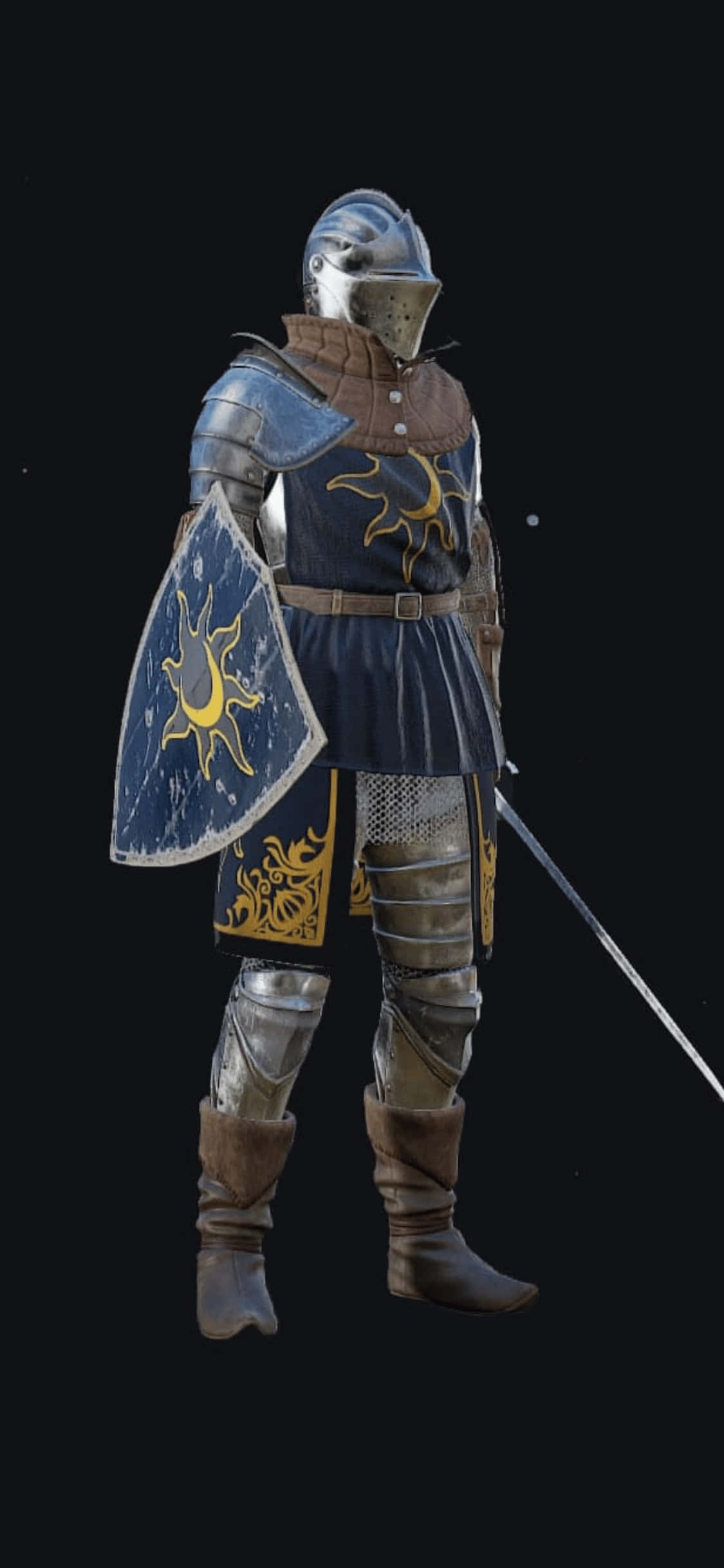 青き戦士 iPhone Xs Mordhau 壁紙