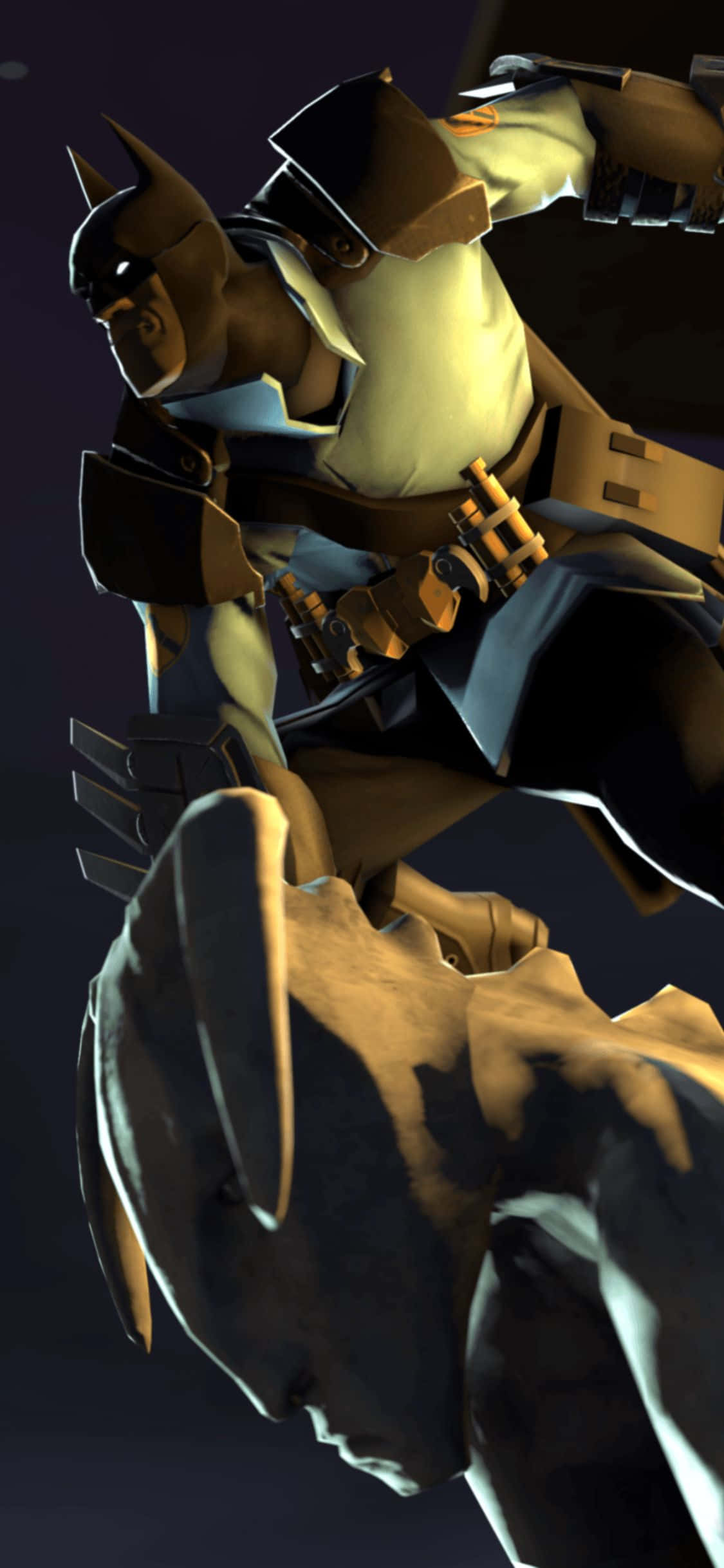 iPhone XS Team Fortress 2 バットマンアーカムカウル背景 壁紙