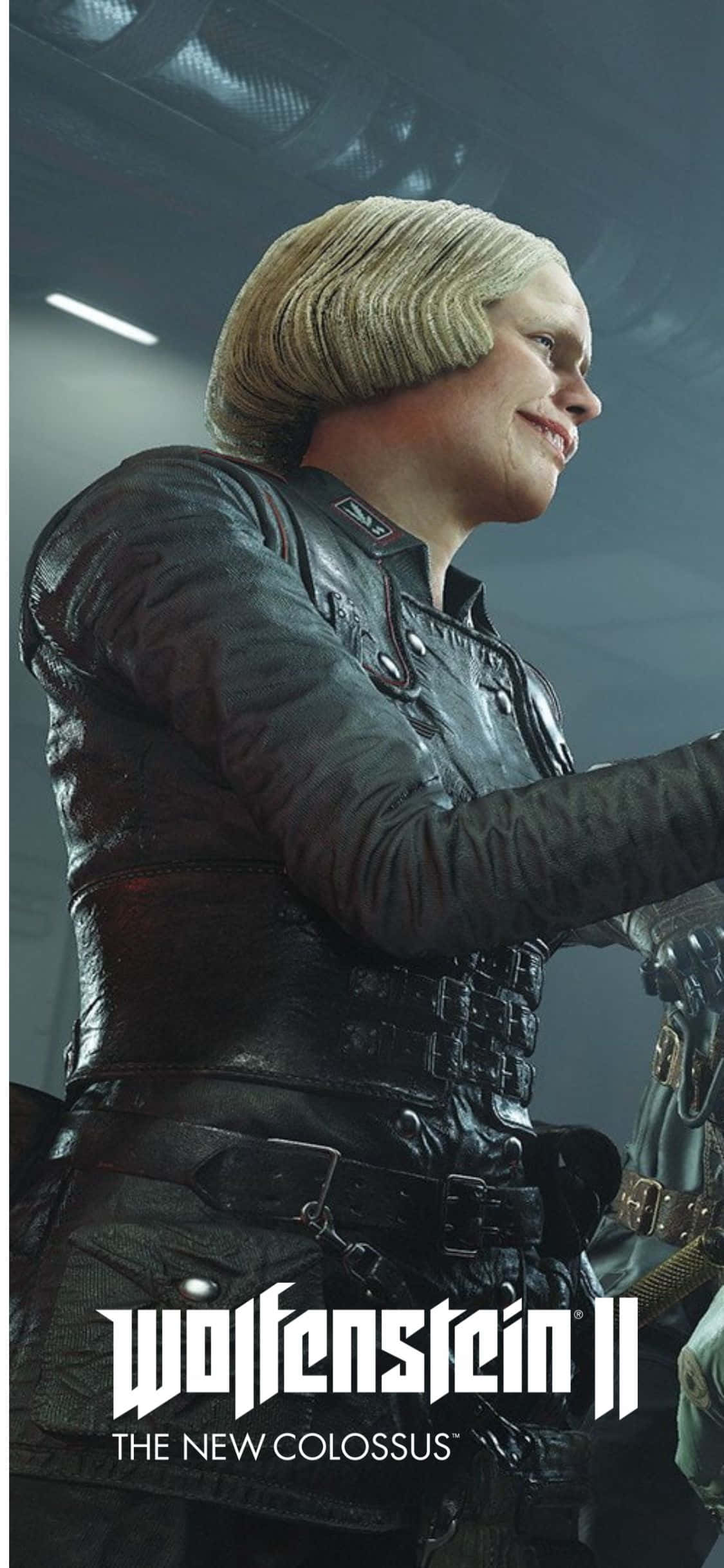 iPhone Xs Wolfenstein II アイリーン・エンゲル取引背景 壁紙