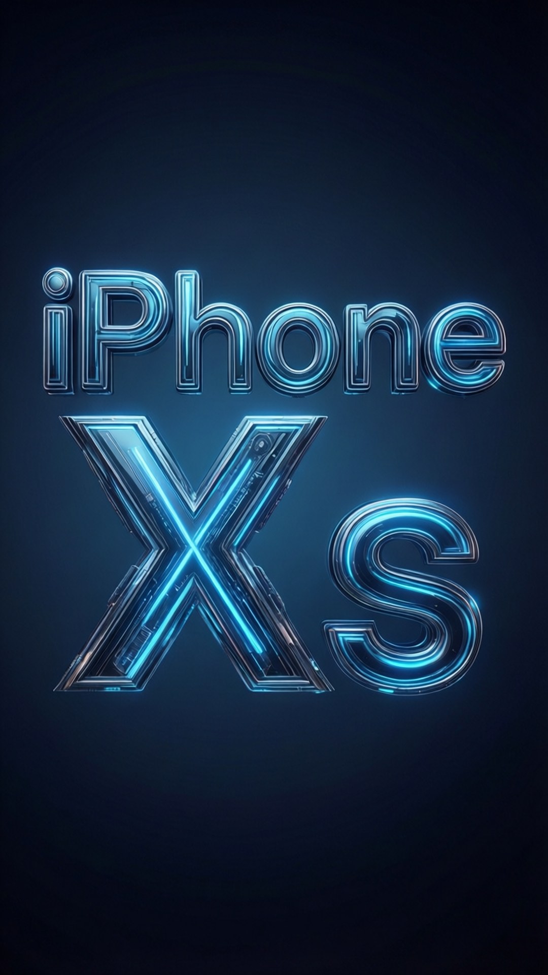 iPhone Xs タイポグラフィ 壁紙