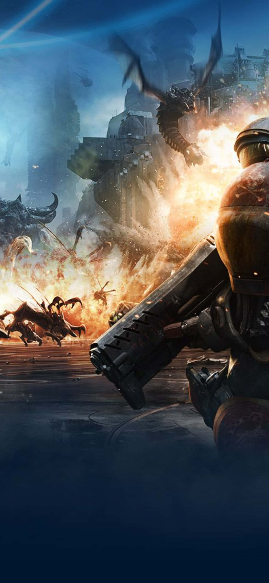 iPhone XでStarCraft IIのハイテク世界を垣間見る 壁紙