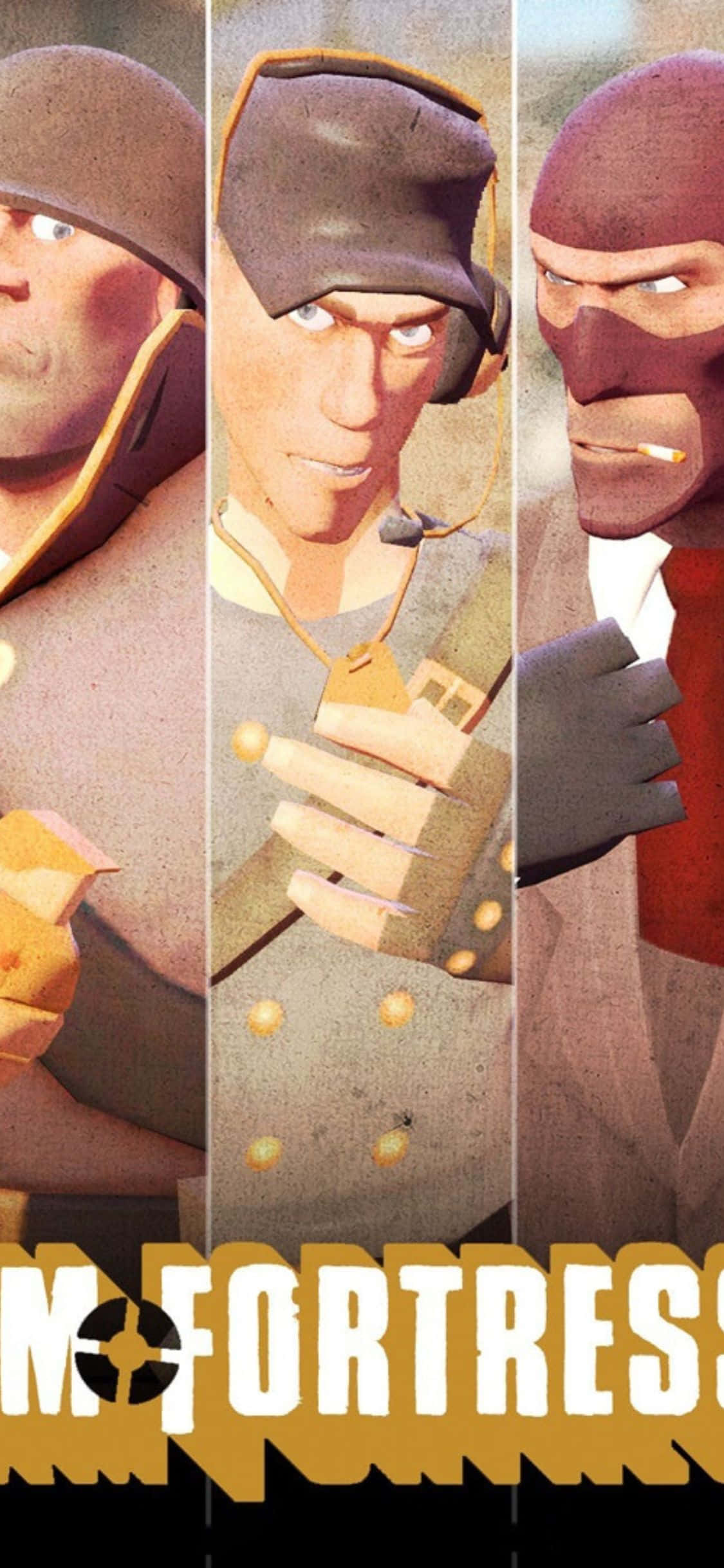 iPhone XsとTeam Fortress 2で何時間もの没入感あふれるエンターテイメントをお楽しみください 壁紙