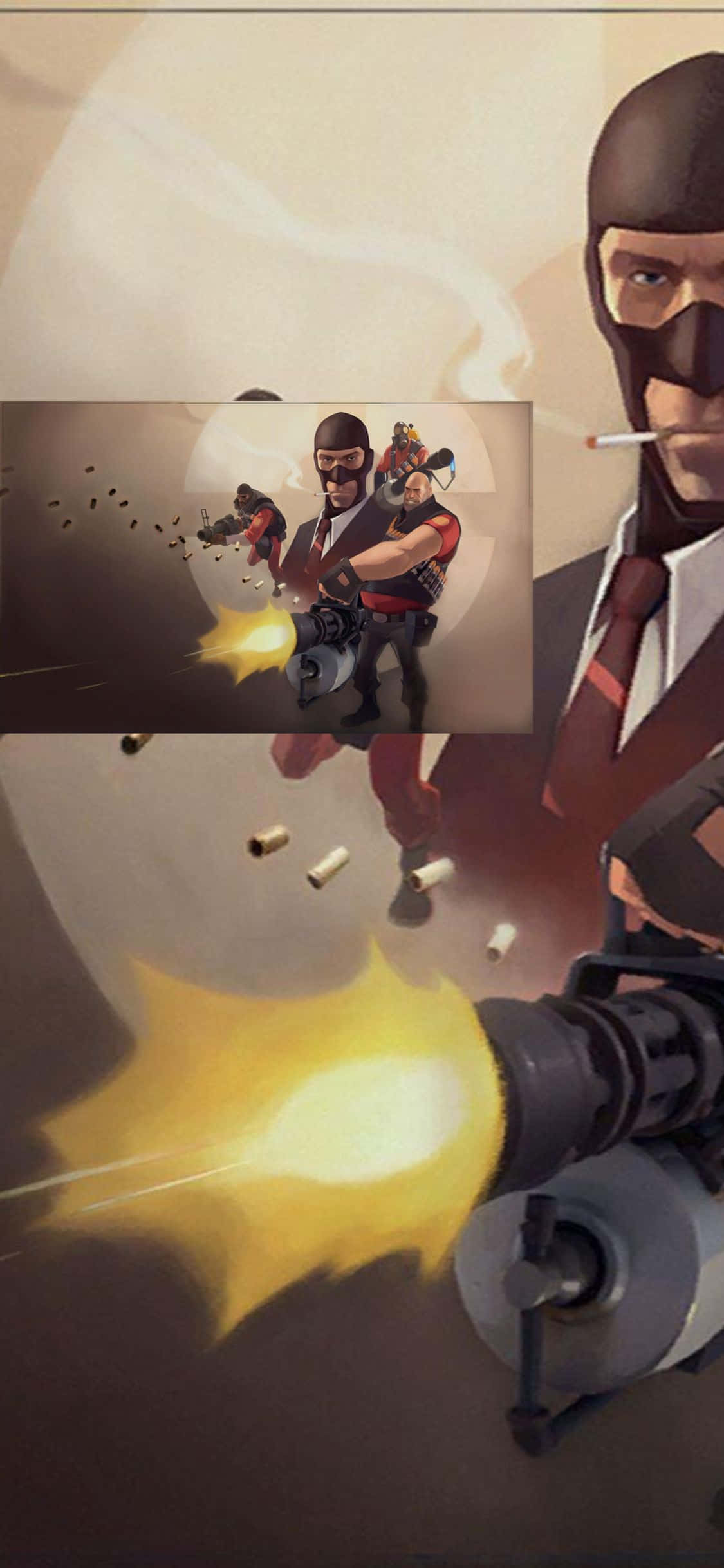 究極のゲーム体験：iPhone XSとTeam Fortress 2 壁紙