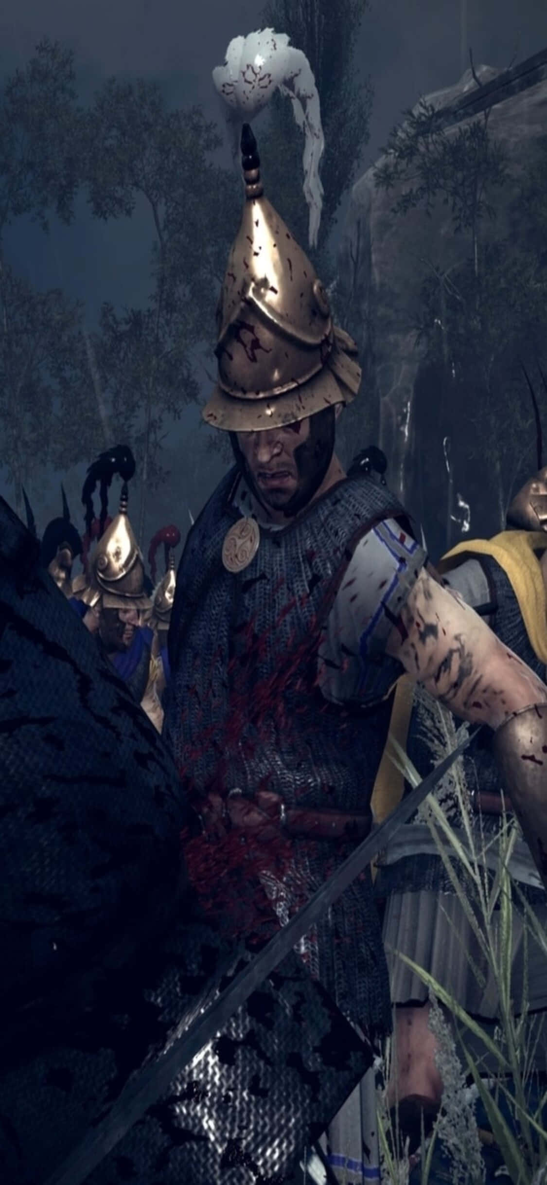 iPhone Xsで繰り広げるTotal War Rome 2の壮大な戦い 壁紙