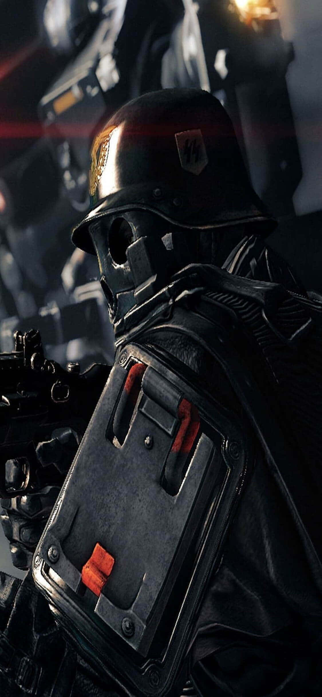 新しいiPhone XsでWolfenstein IIの世界に没頭しよう！ 壁紙