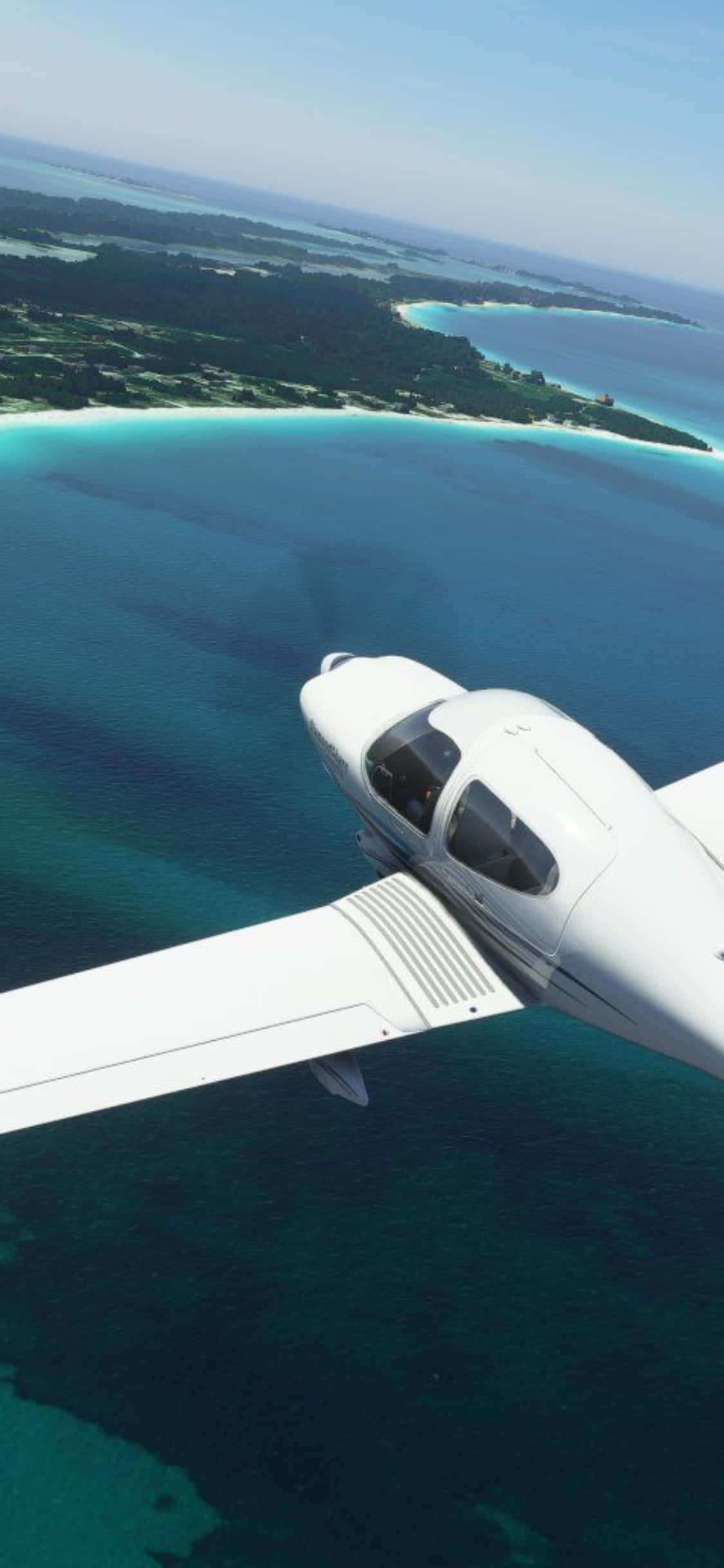 iPhone XsでMicrosoft Flight Simulatorの飛行スリルを楽しもう 壁紙
