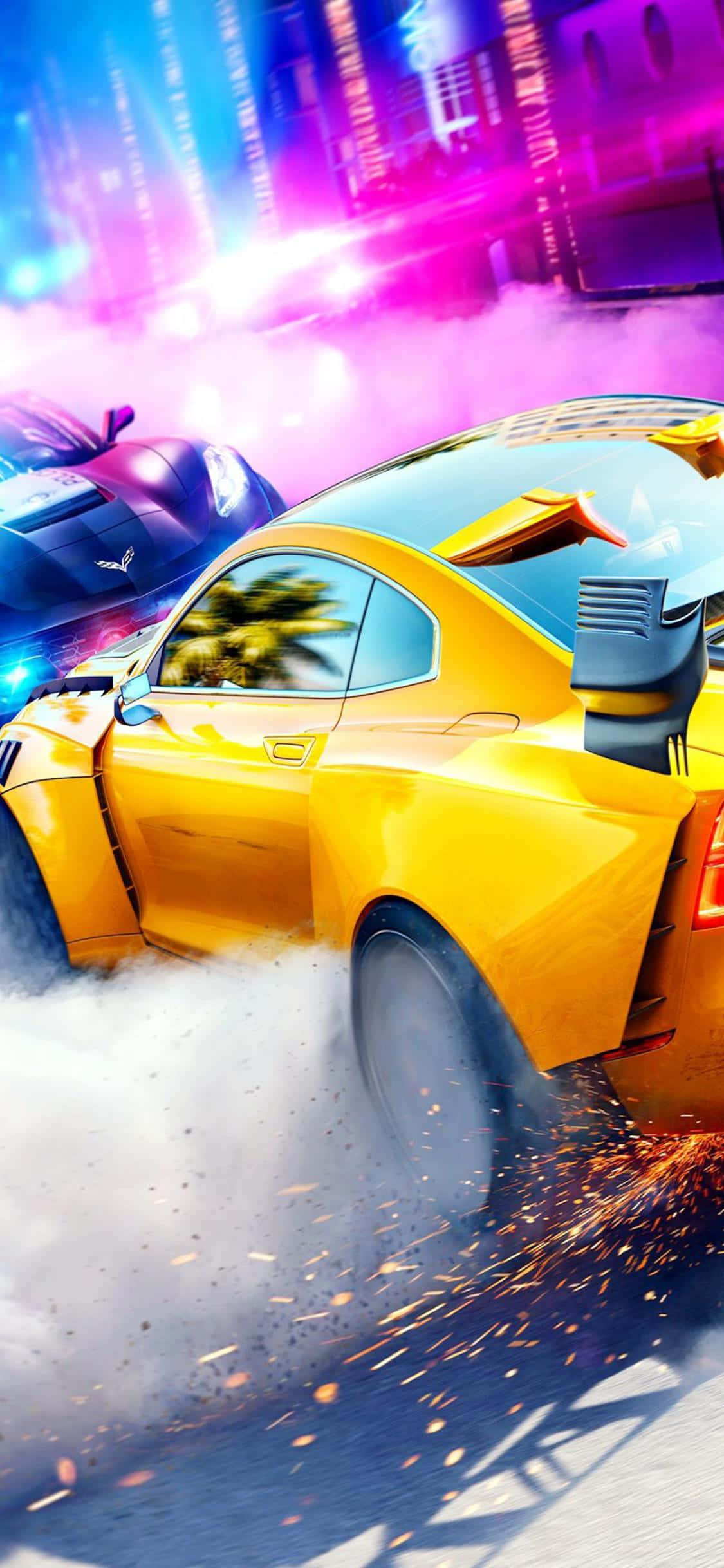 iPhone XsでNeed for Speed Heatのライバルを出し抜け 壁紙