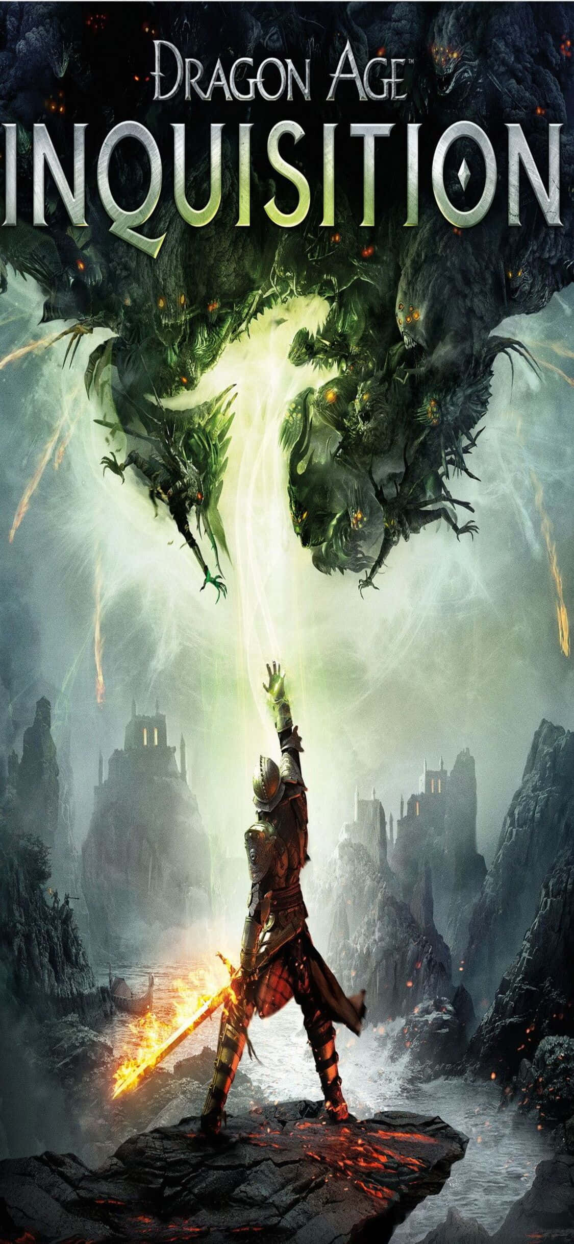 iPhone XsでDragon Age Inquisitionの激しいゲームプレイを 壁紙