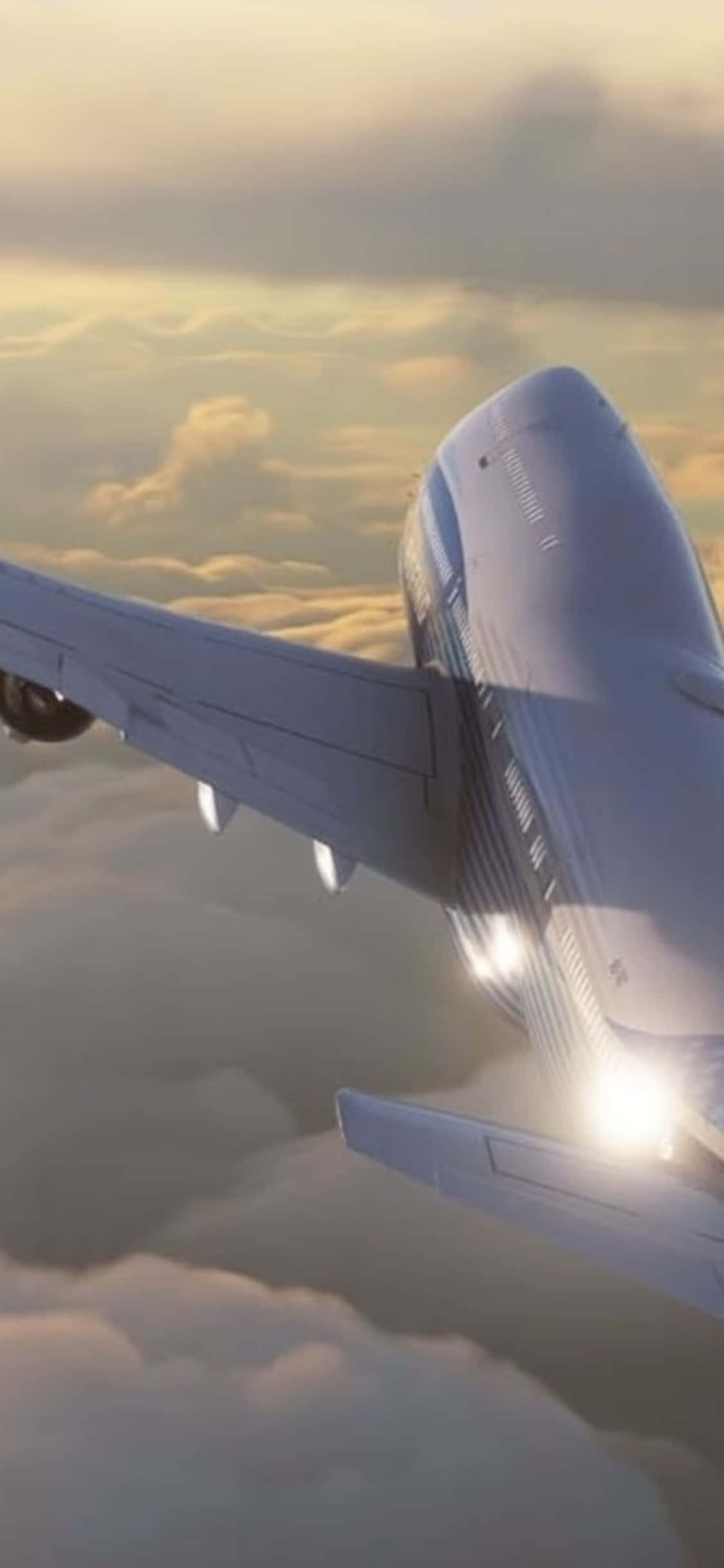 iPhone XsとMicrosoft Flight Simulatorで大空へ 壁紙