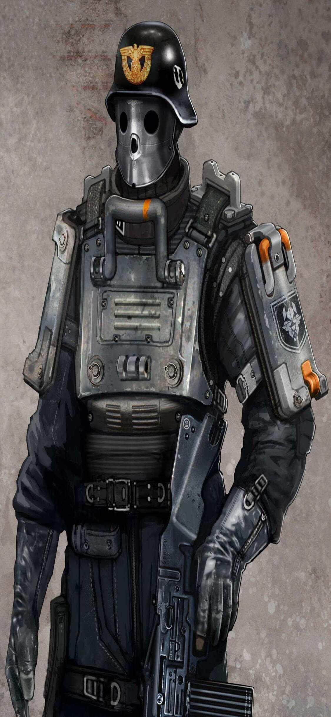 iPhone XsとWolfenstein IIでゲーム満載の冒険に出かける準備はできていますか？ 壁紙