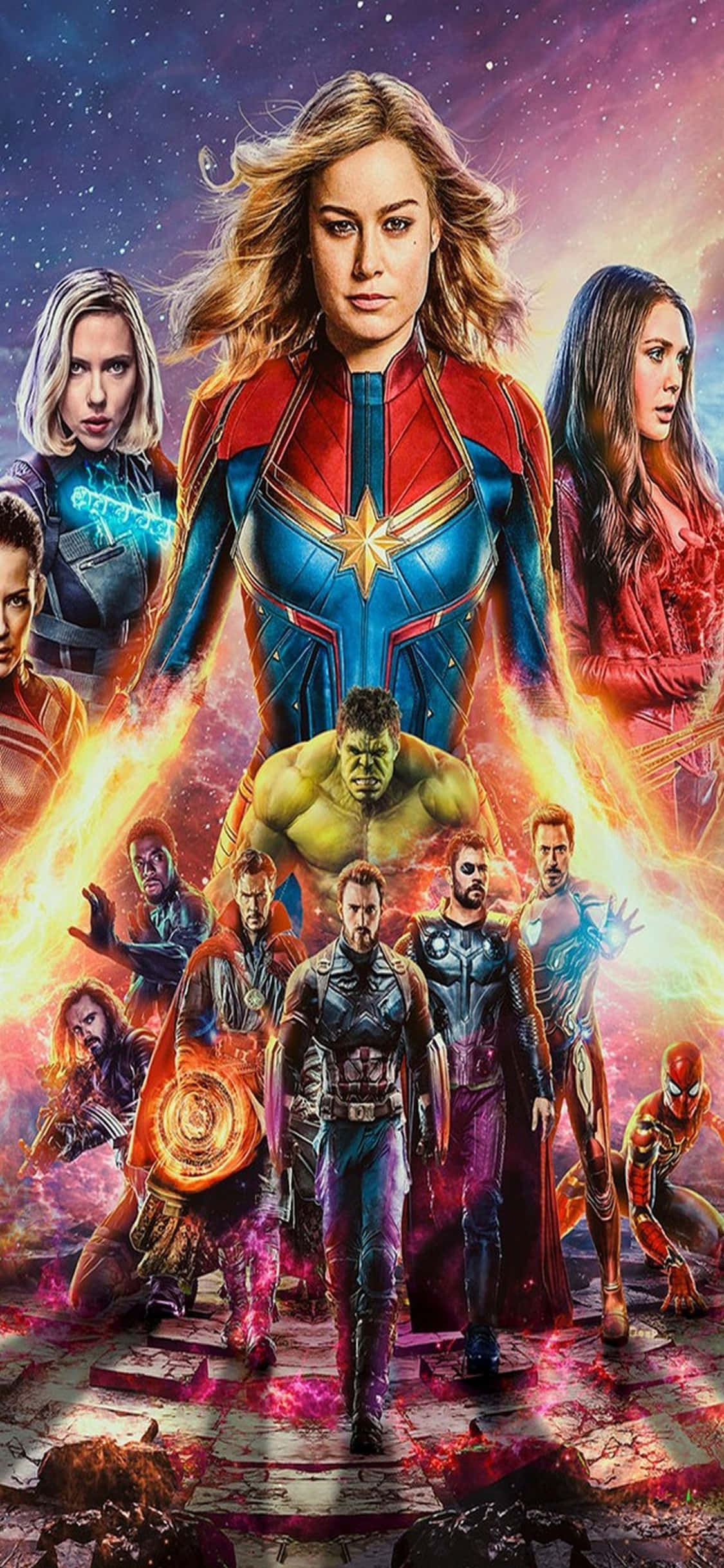 iPhone Xsとマーベル・アベンジャーズで戦闘準備！ 壁紙