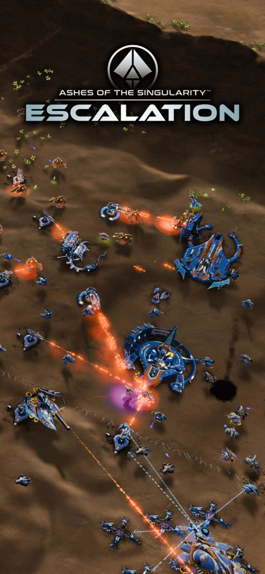 iPhone Xで『Ashes of the Singularity: Escalation』の戦いに挑む 壁紙
